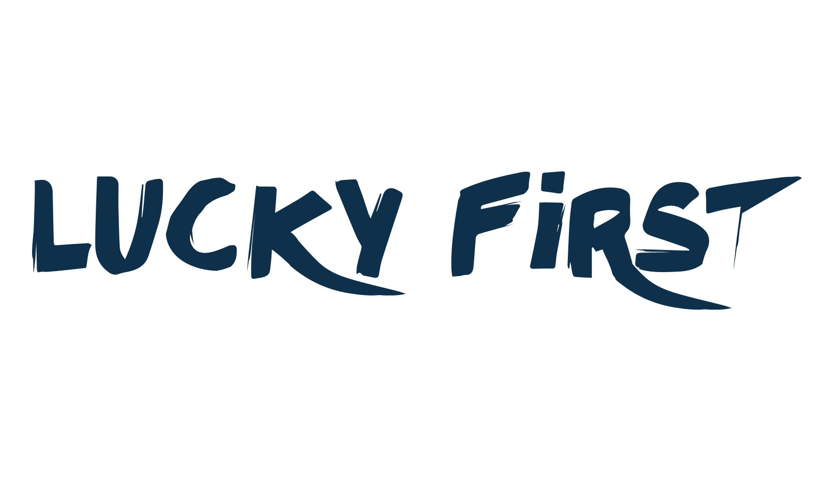 Lucky First, brush font preview