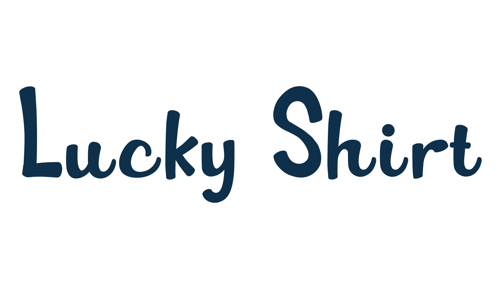 Lucky Shirt, fancy various decorative font preview