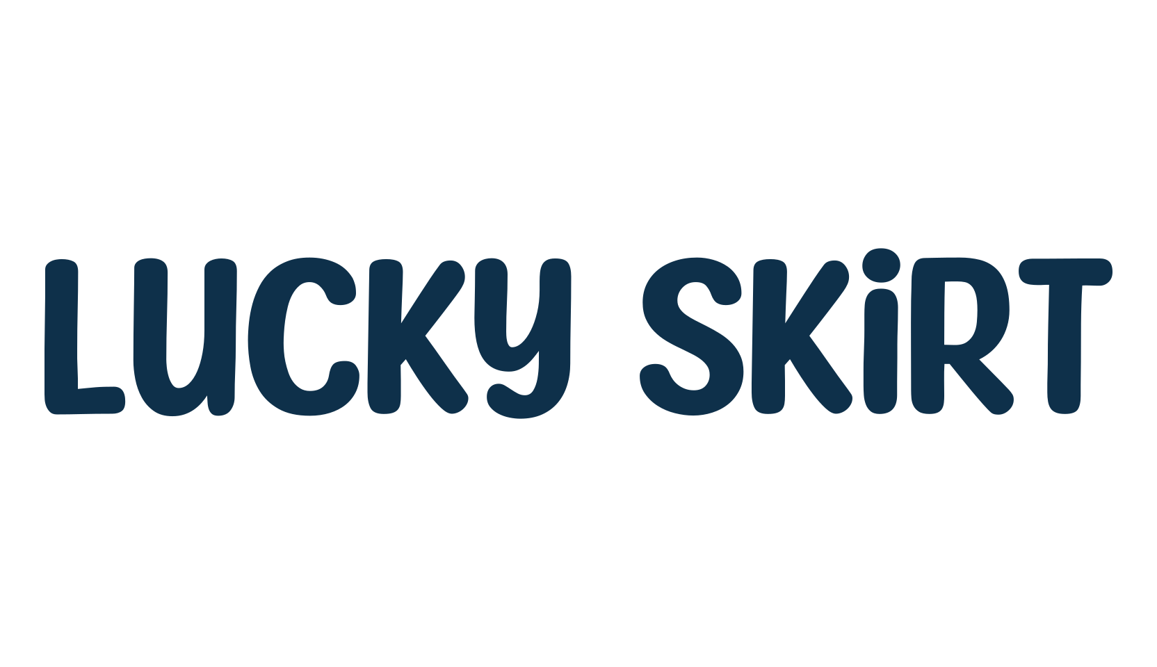 Lucky Skirt, fancy cartoon decorative comic font preview
