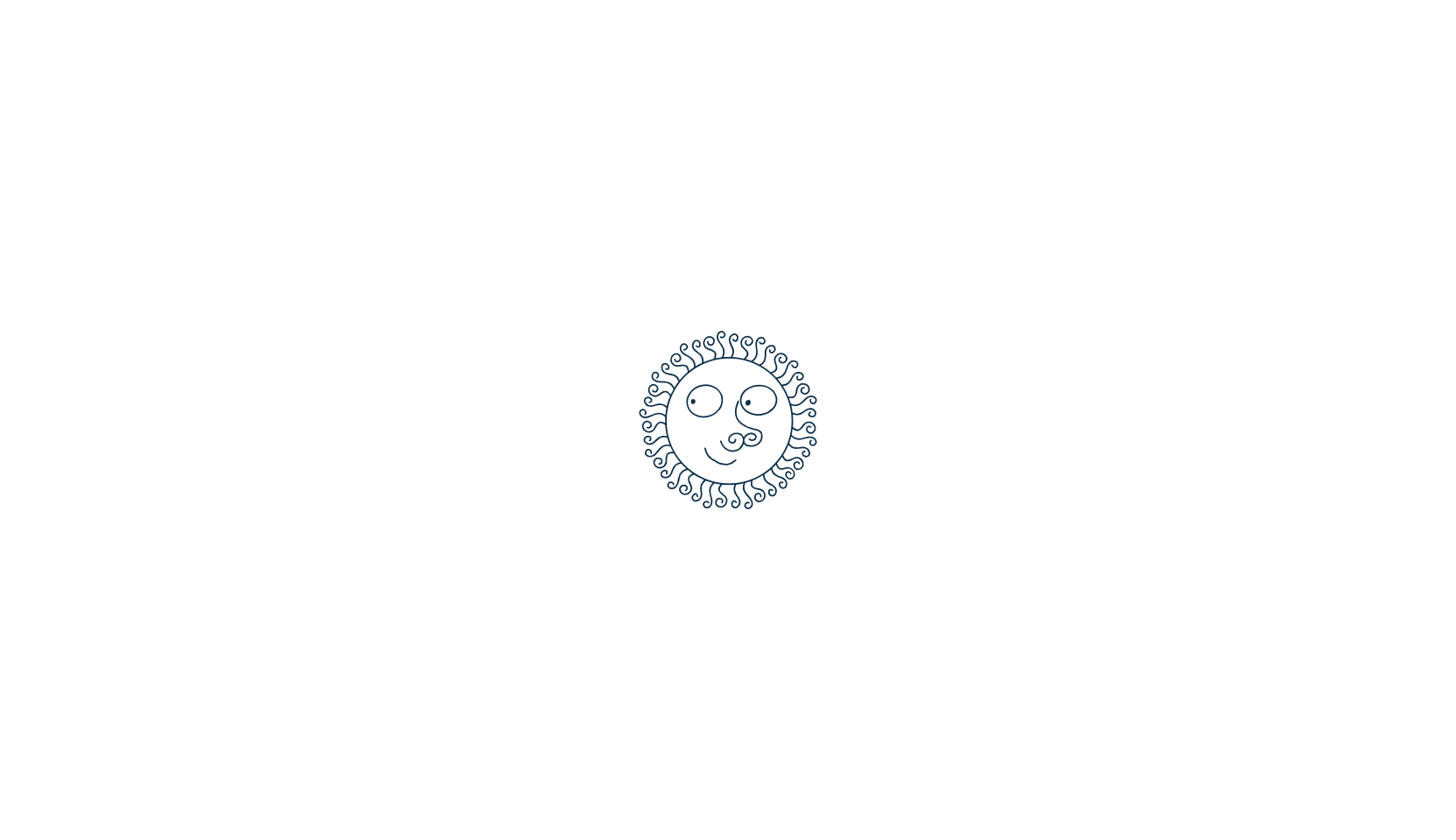 Lucky Sun, fancy decorative font preview