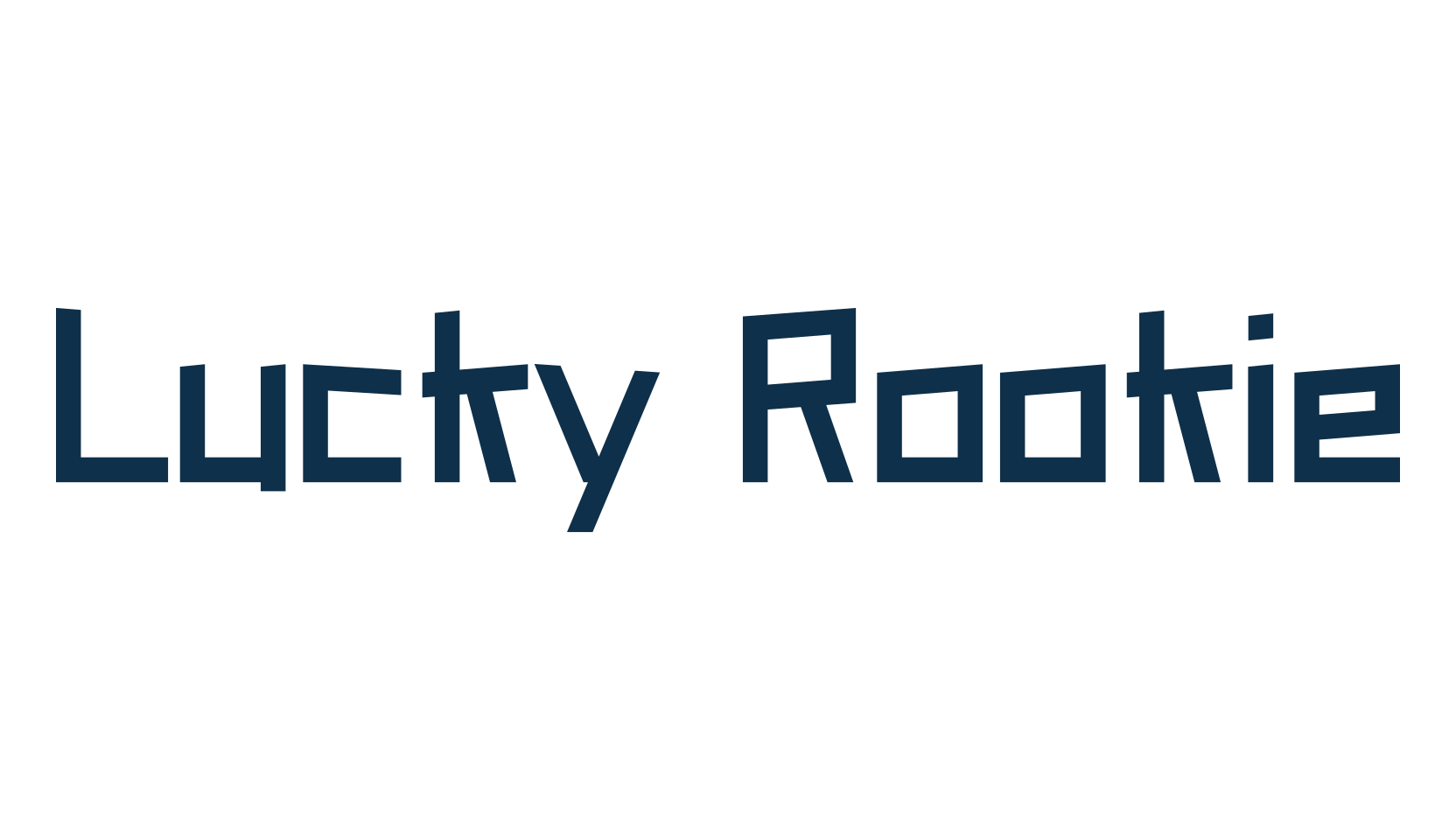Lucky Rookie, fancy various decorative font preview
