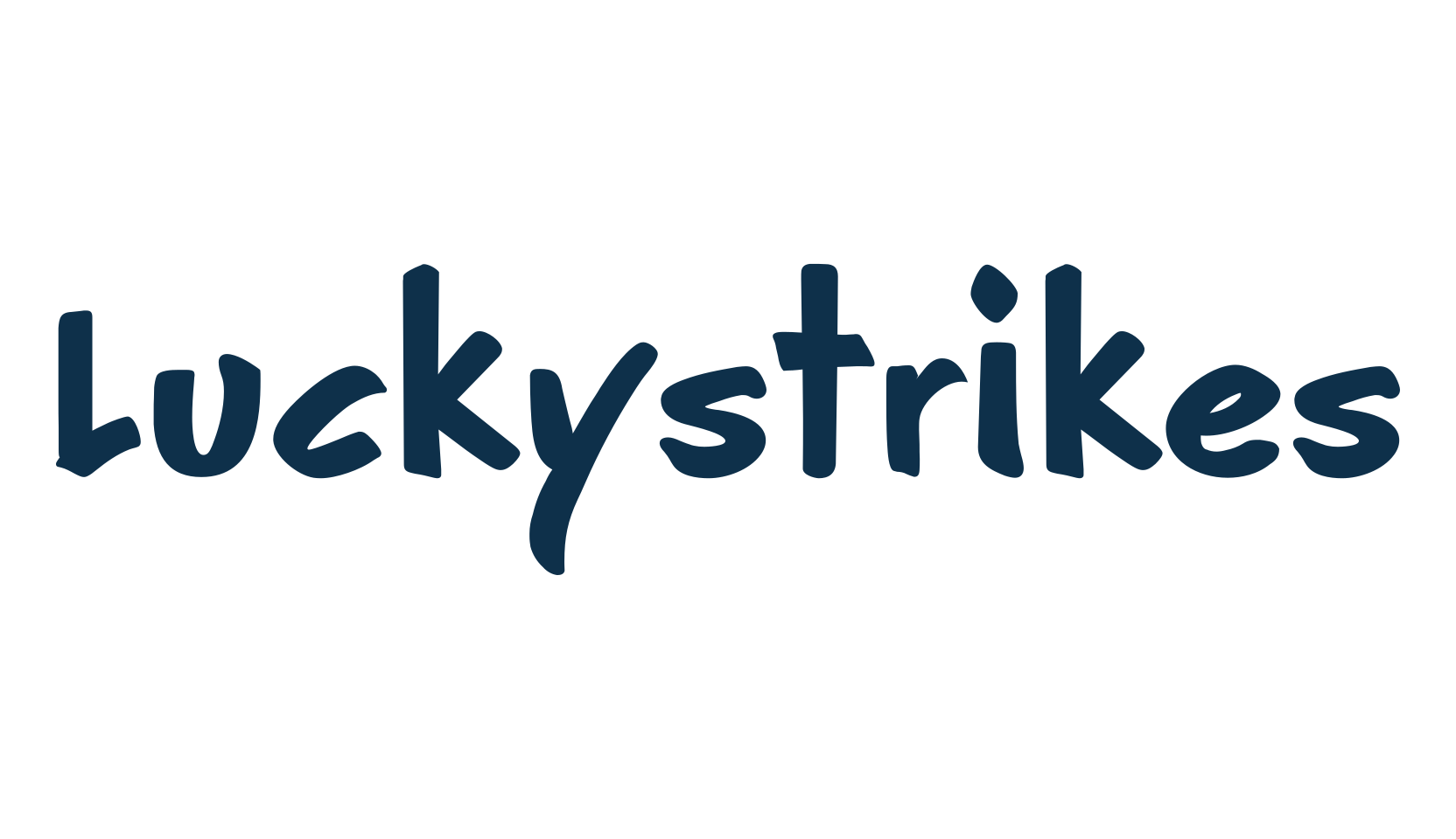 Luckystrikes, fancy old school decorative script calligraphy font preview