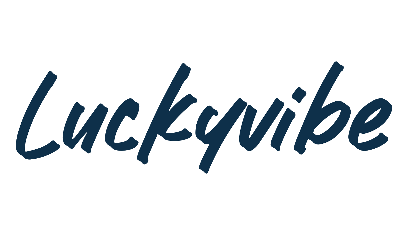 Luckyvibe, script handwritten fancy decorative calligraphy font preview