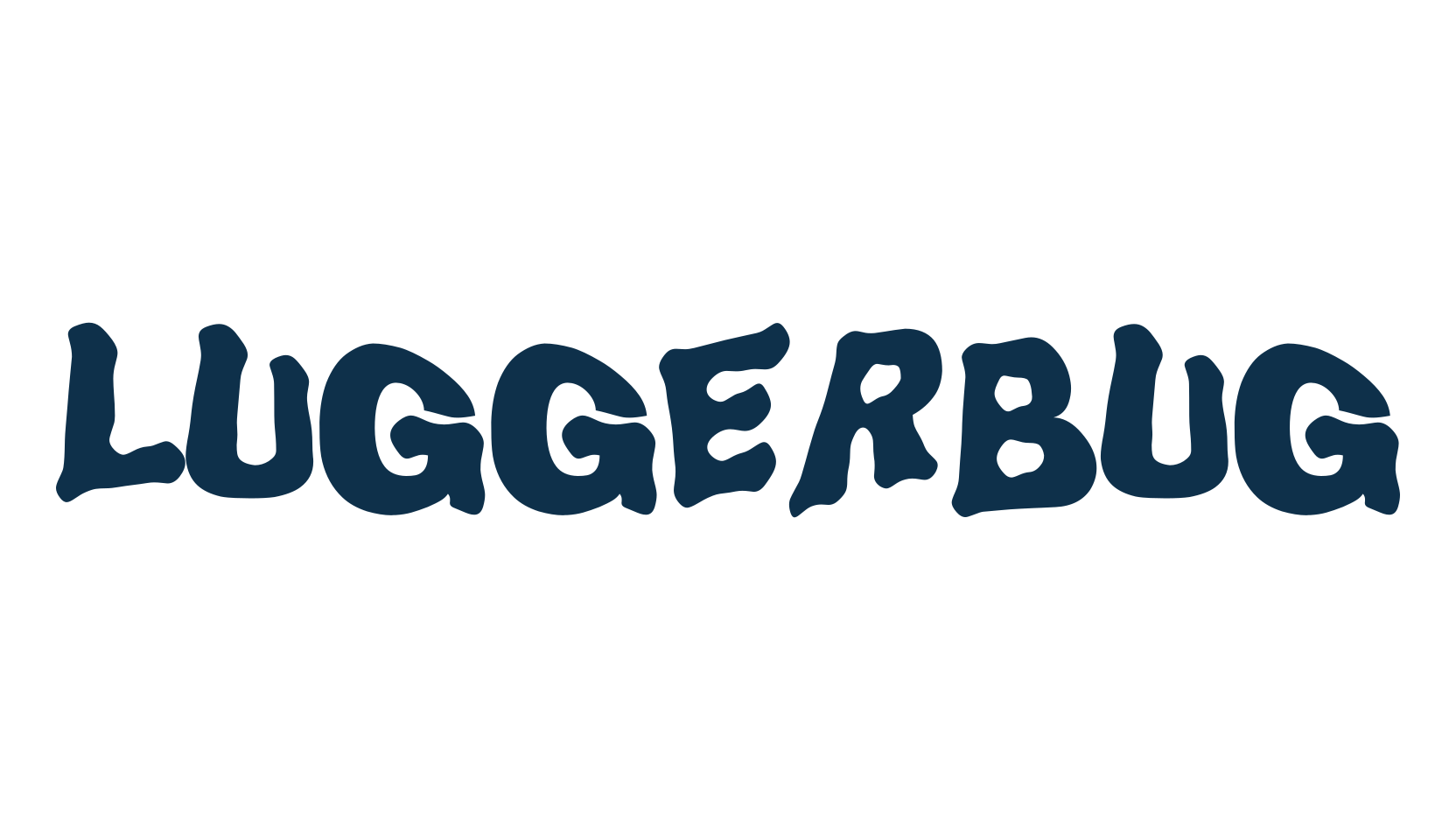 LuggerBug, cartoon font preview