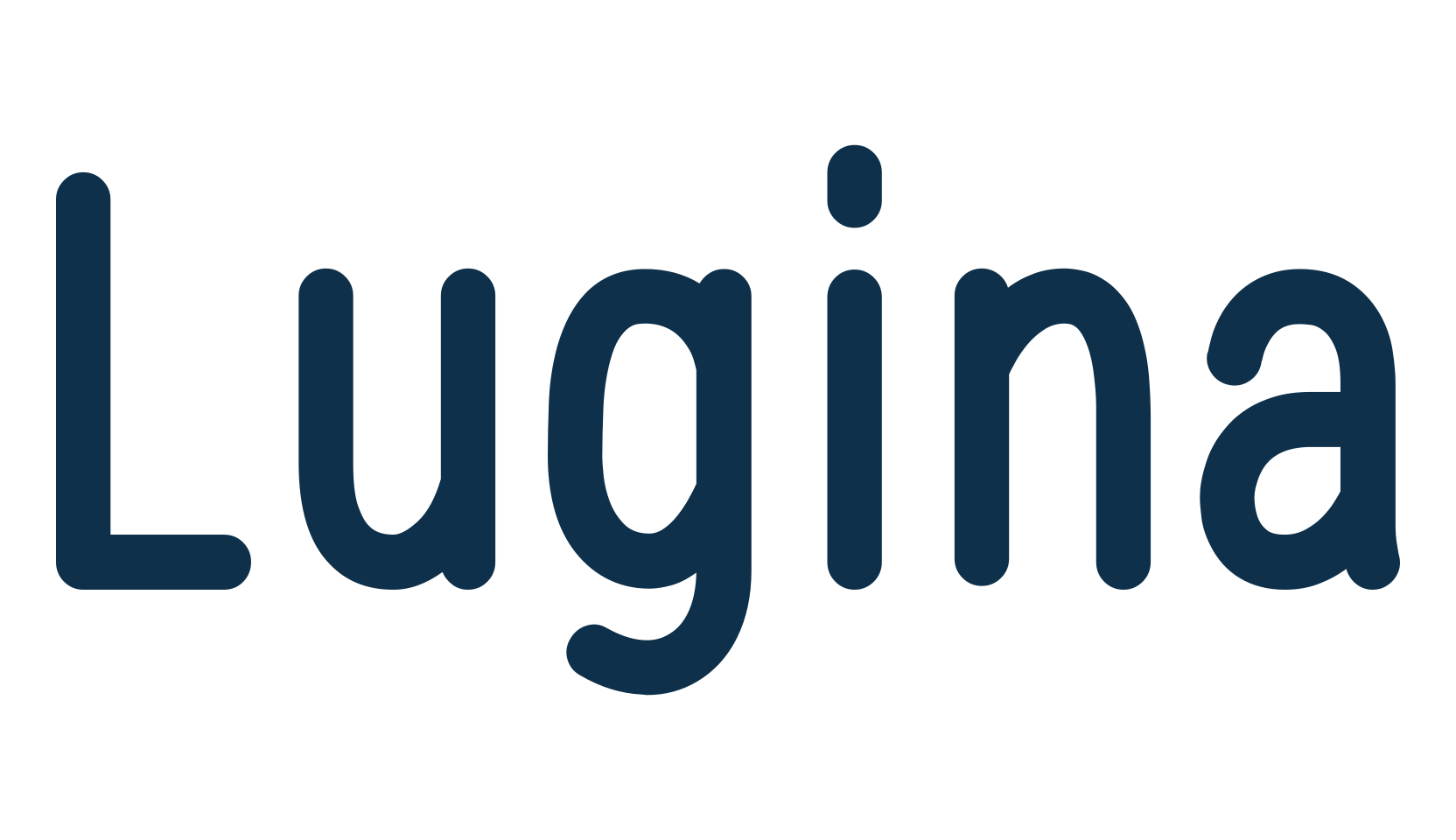 Lugina, basic sans serif font preview