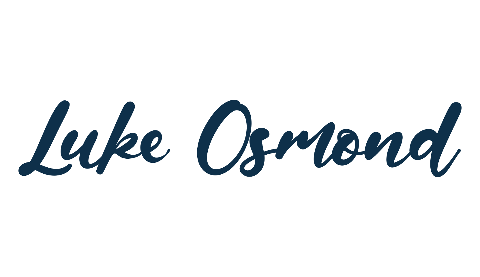 Luke Osmond, various font preview