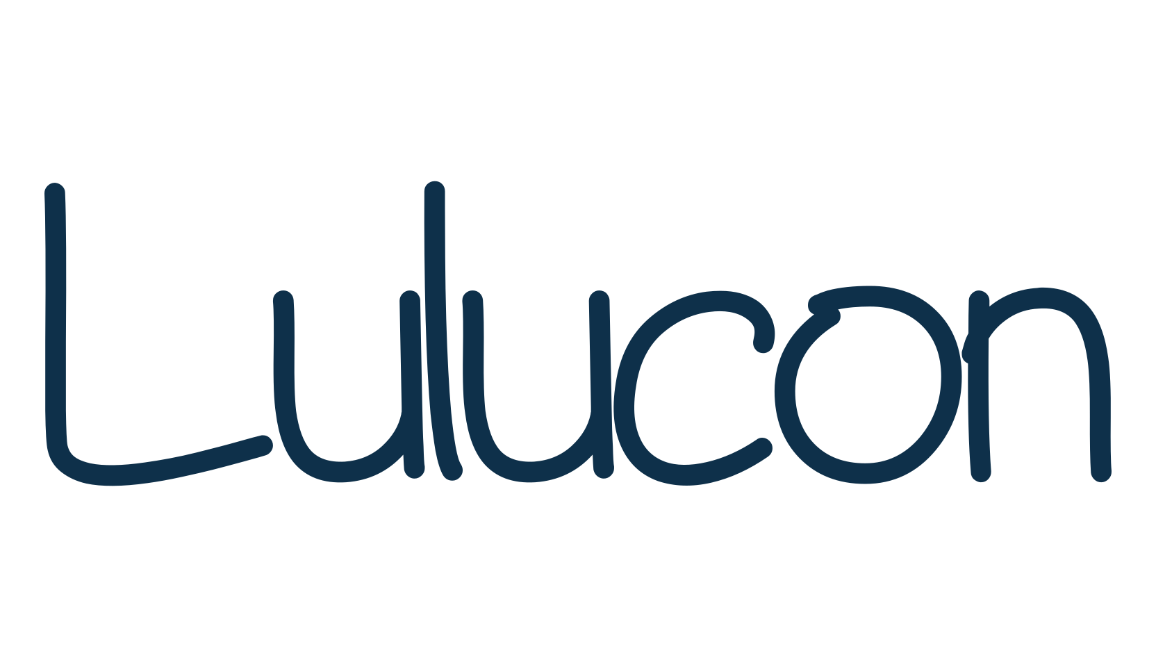 Lulucon, handwriting font preview