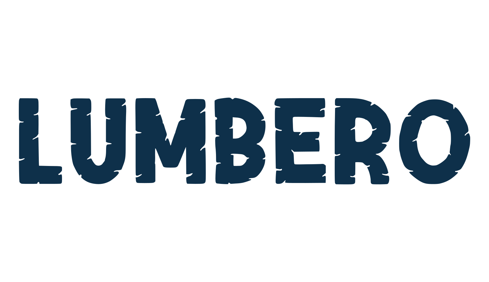 Lumbero, fancy cartoon decorative font preview