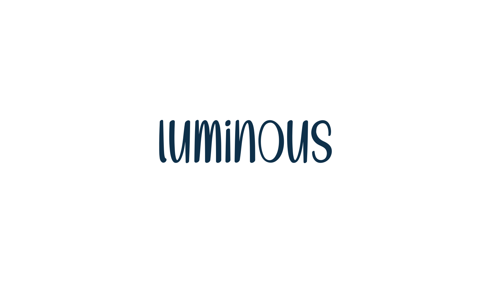 Luminous (luminous), display market font preview