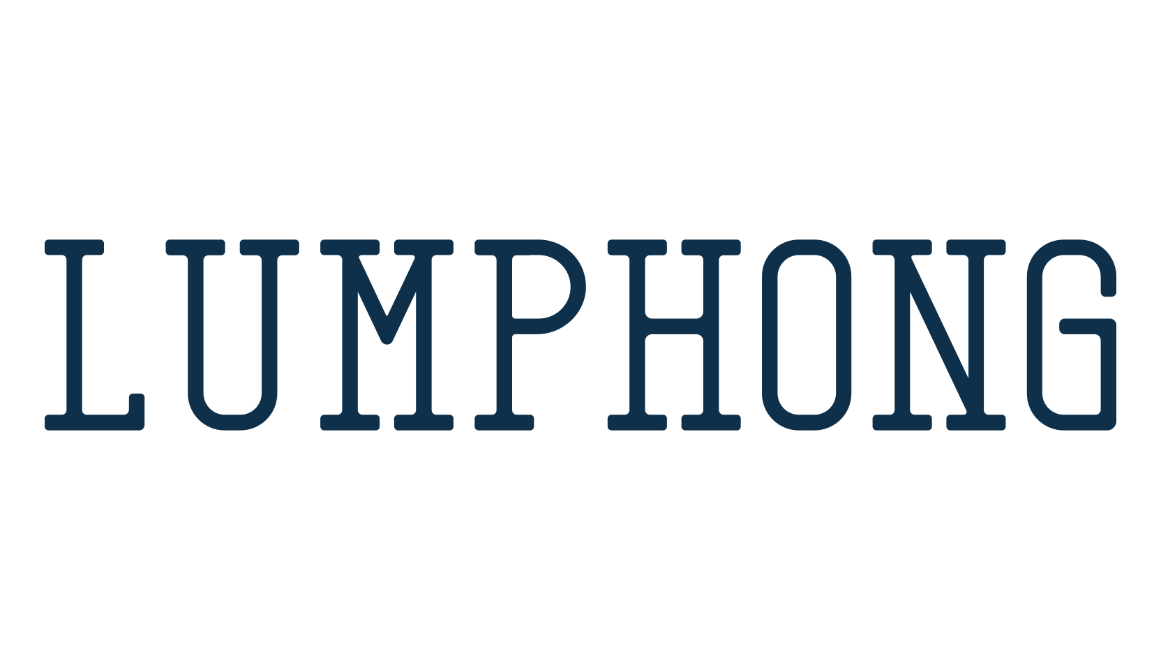 Lumphong, basic serif font preview