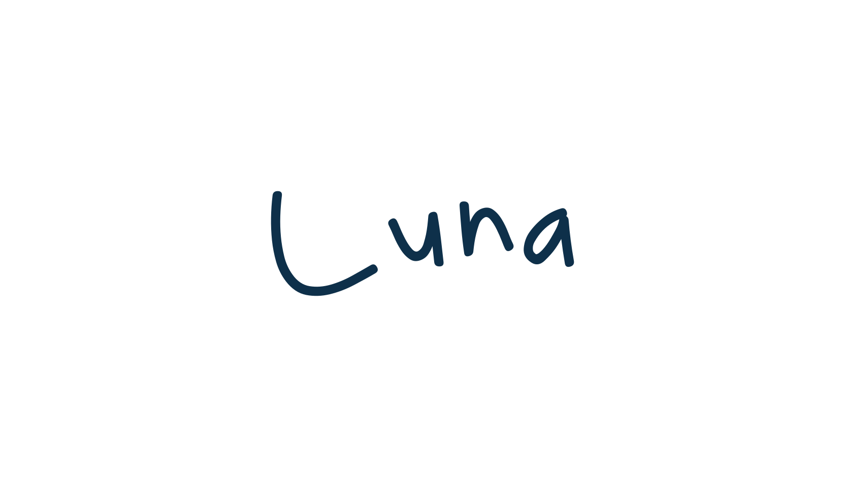 Luna (luna), script handwritten fancy decorative calligraphy font preview