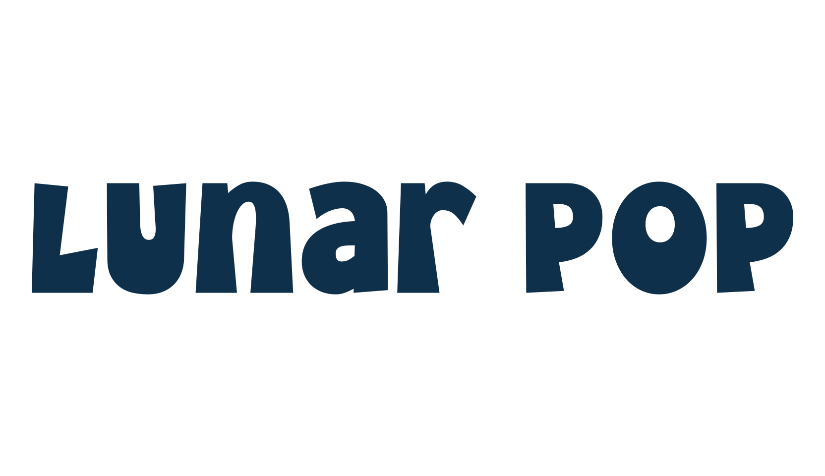 Lunar Pop, cartoon font preview