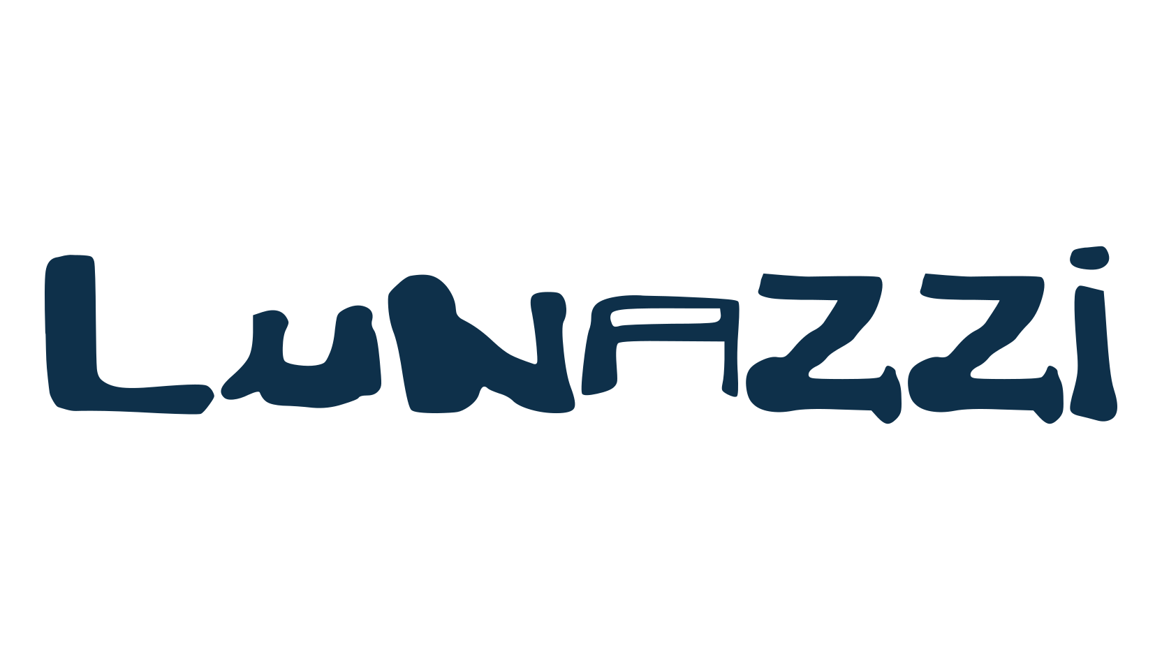 Lunazzi, distorted font preview