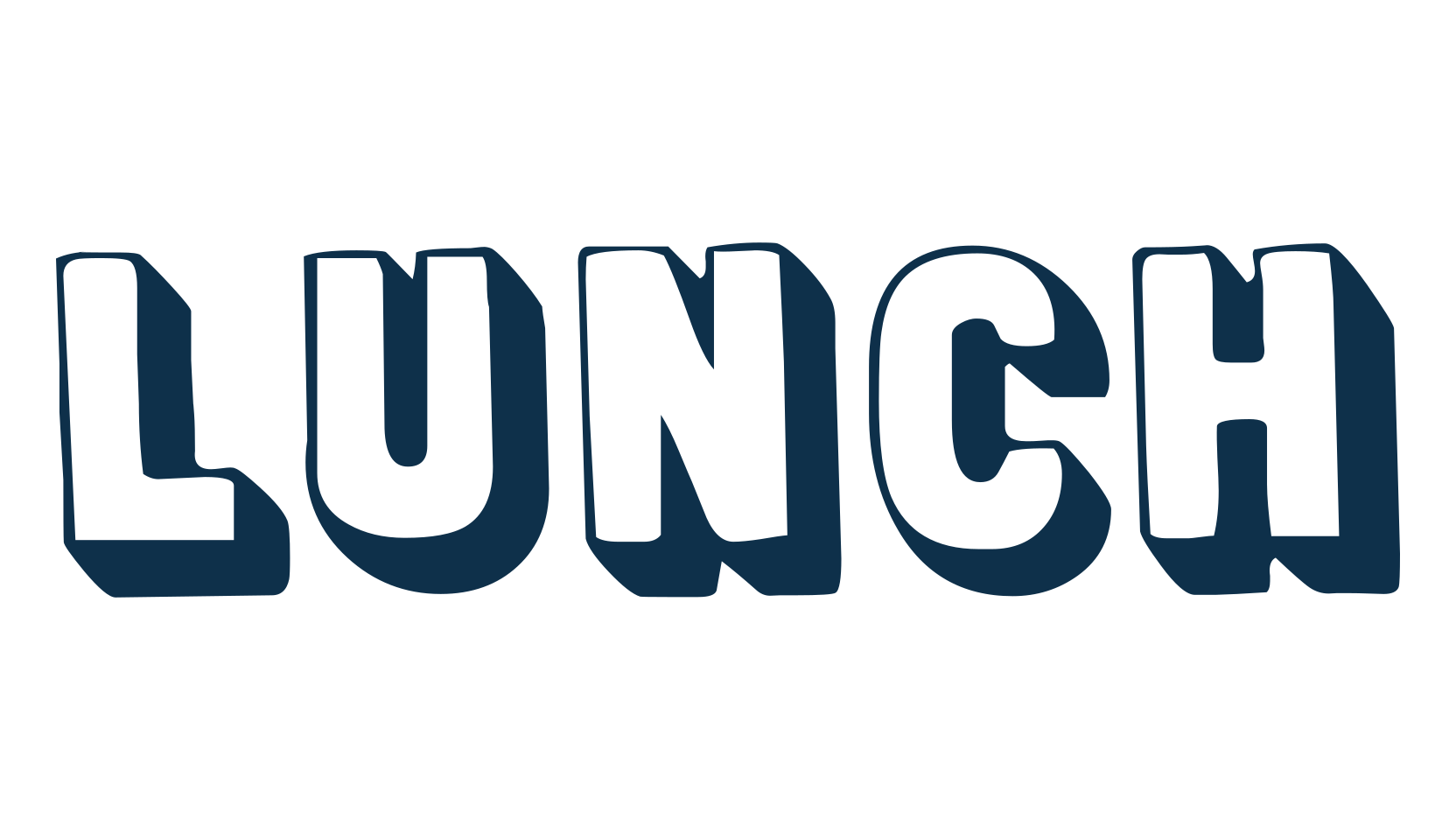Lunch, various font preview