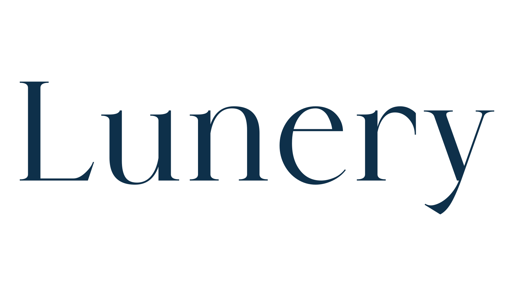 Lunery, basic serif font preview