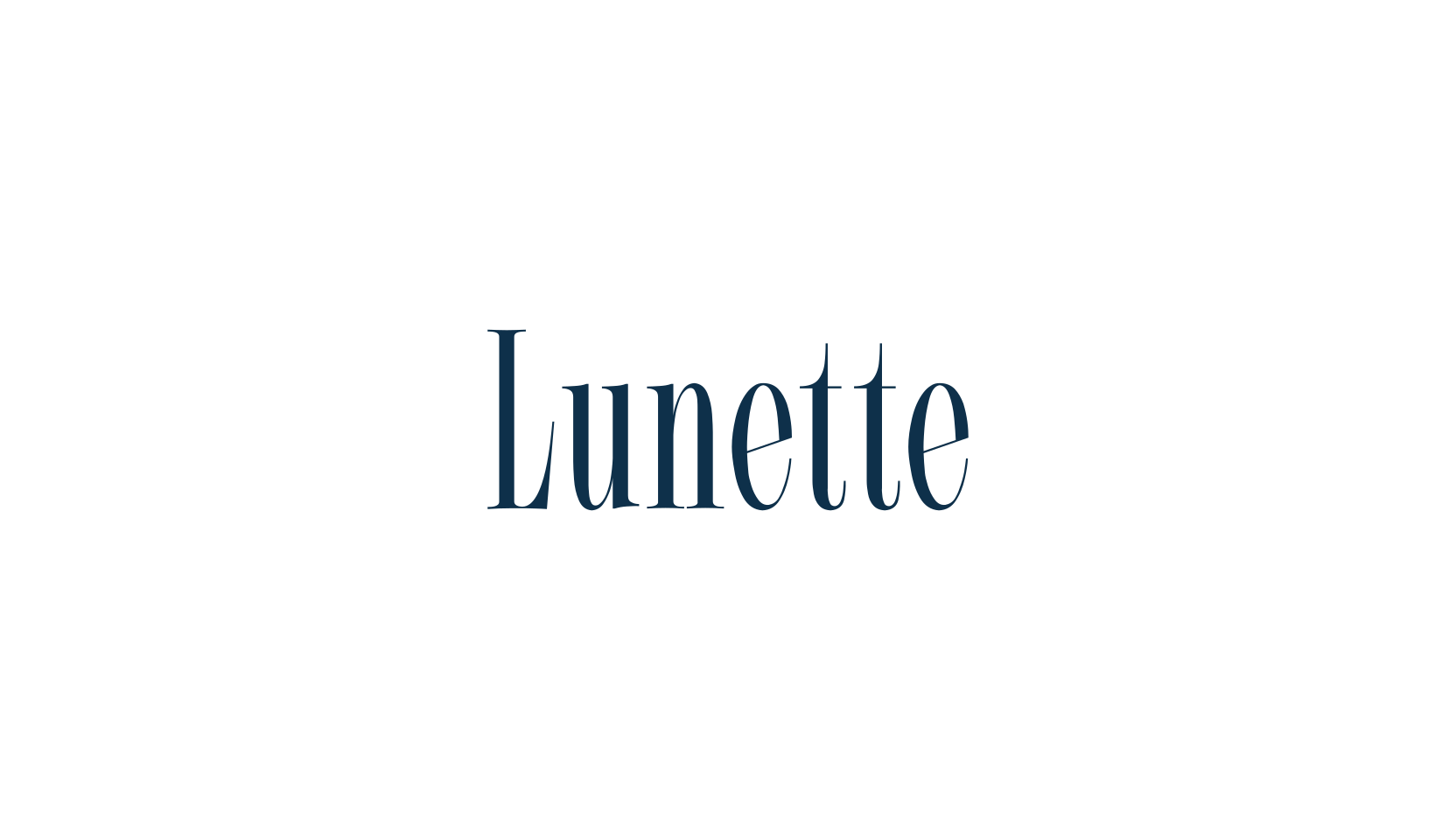 Lunette, serif font preview