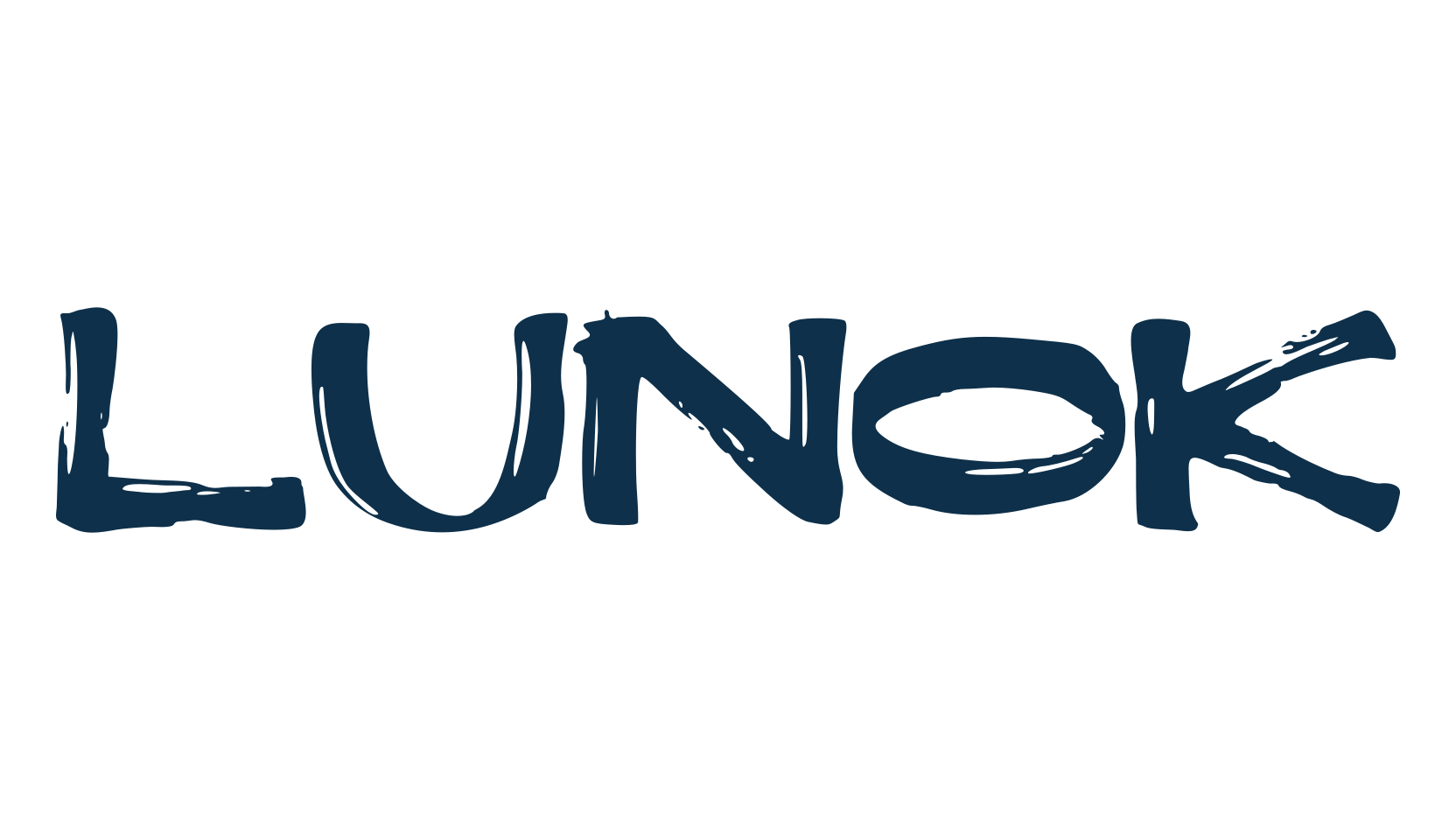Lunok, brush font preview
