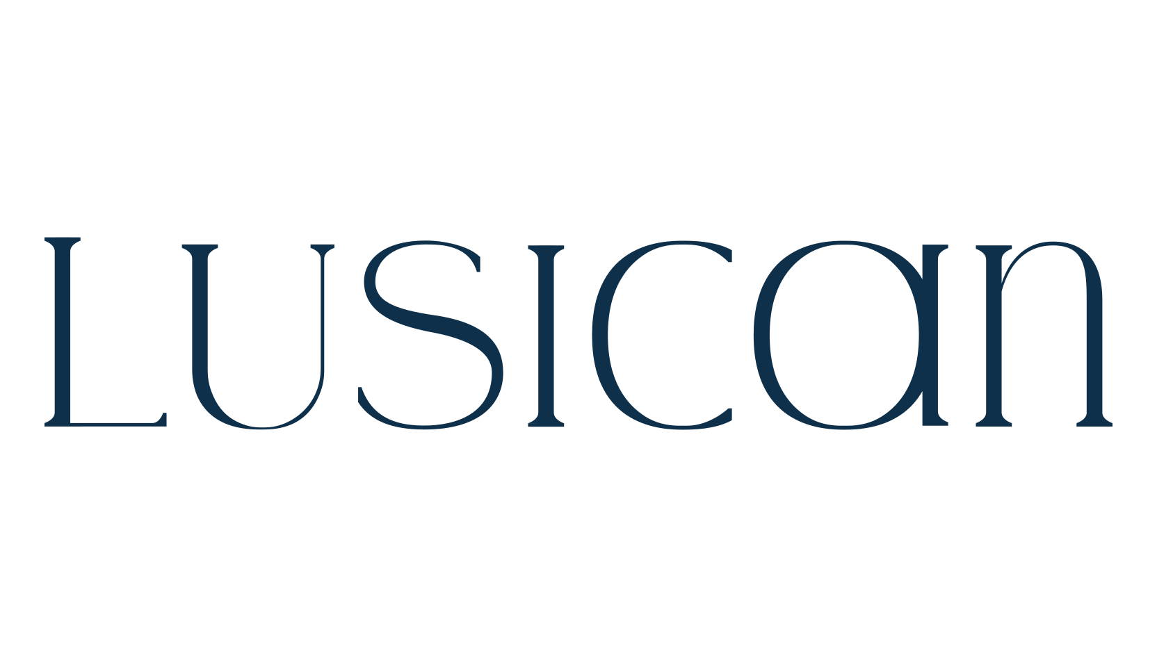 Lusican, serif font preview