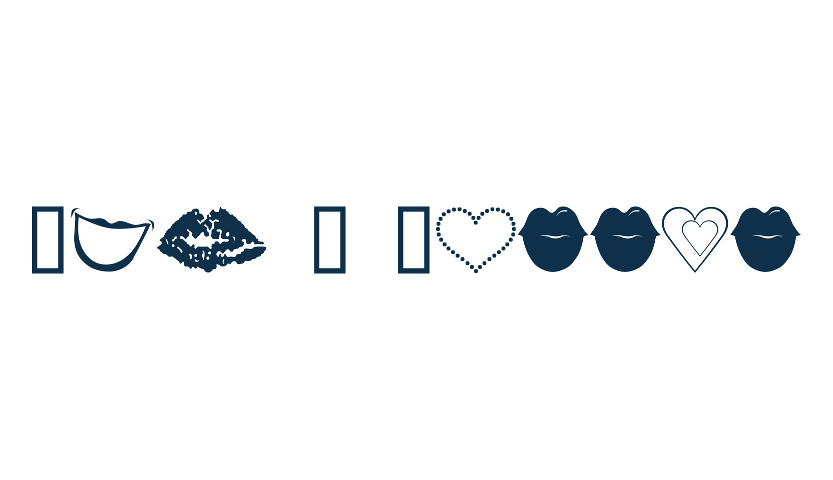 Luv N Kisses, fancy decorative font preview