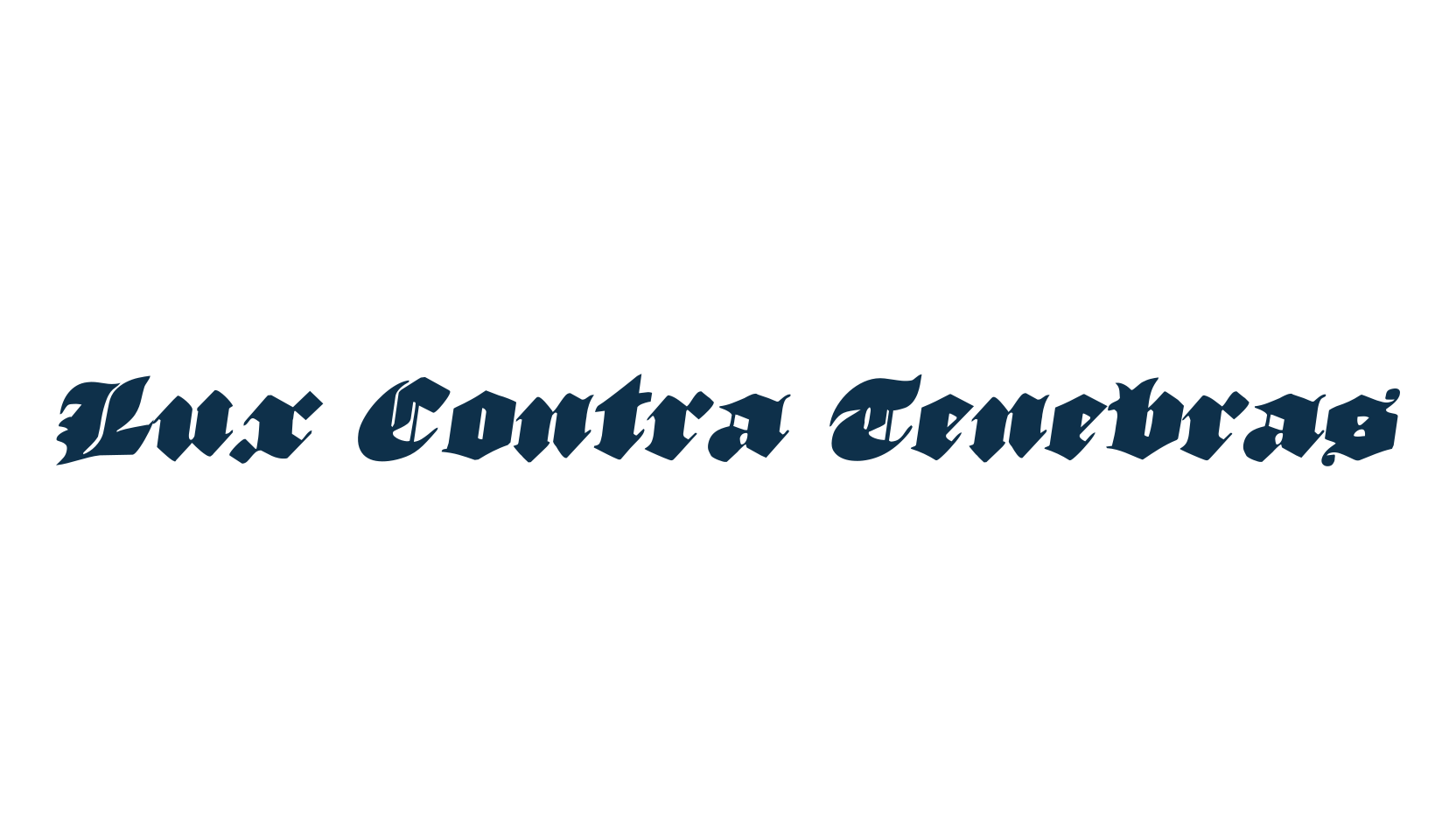 Lux Contra Tenebras, medieval font preview