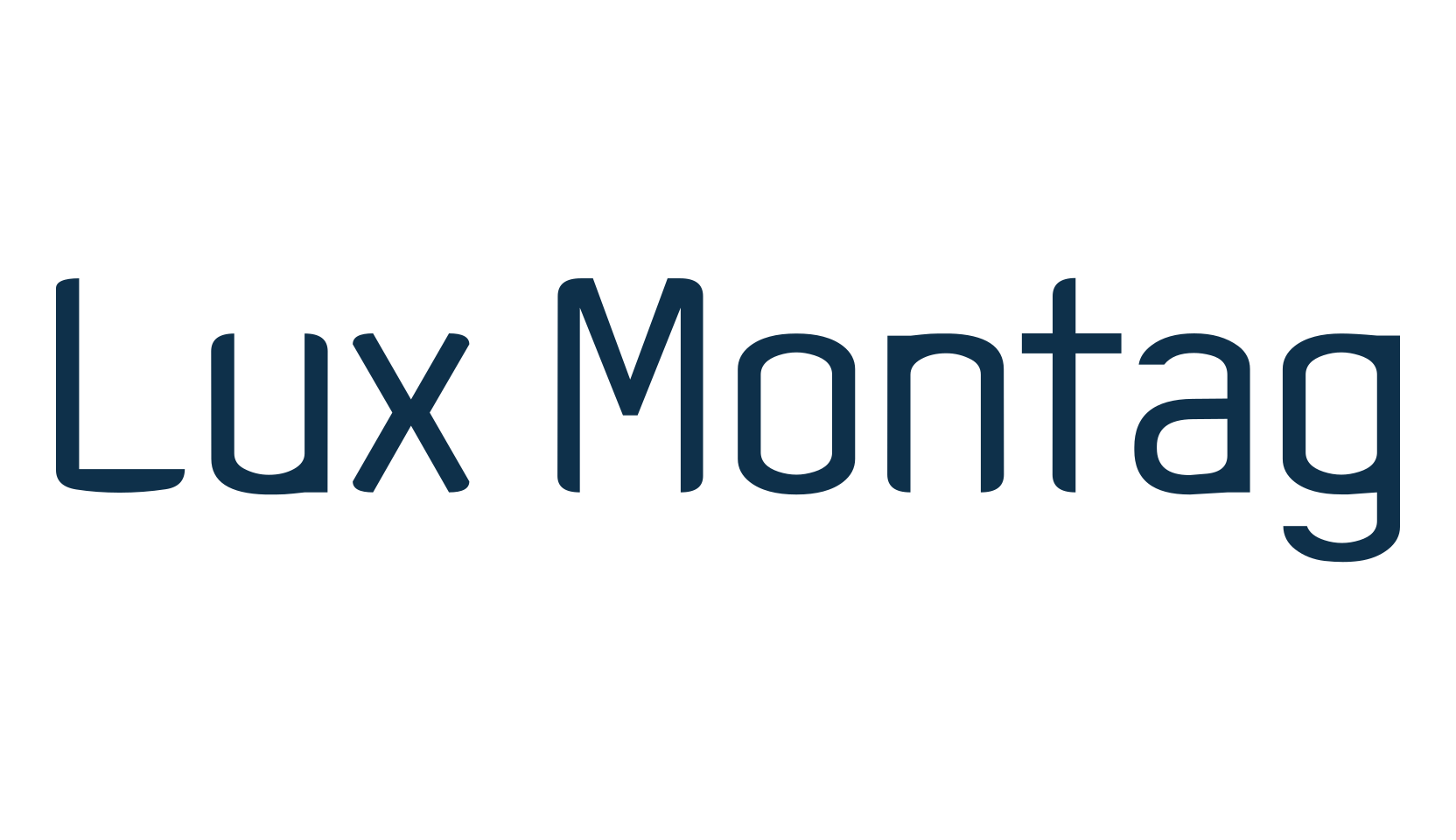 Lux Montag, basic sans serif font preview