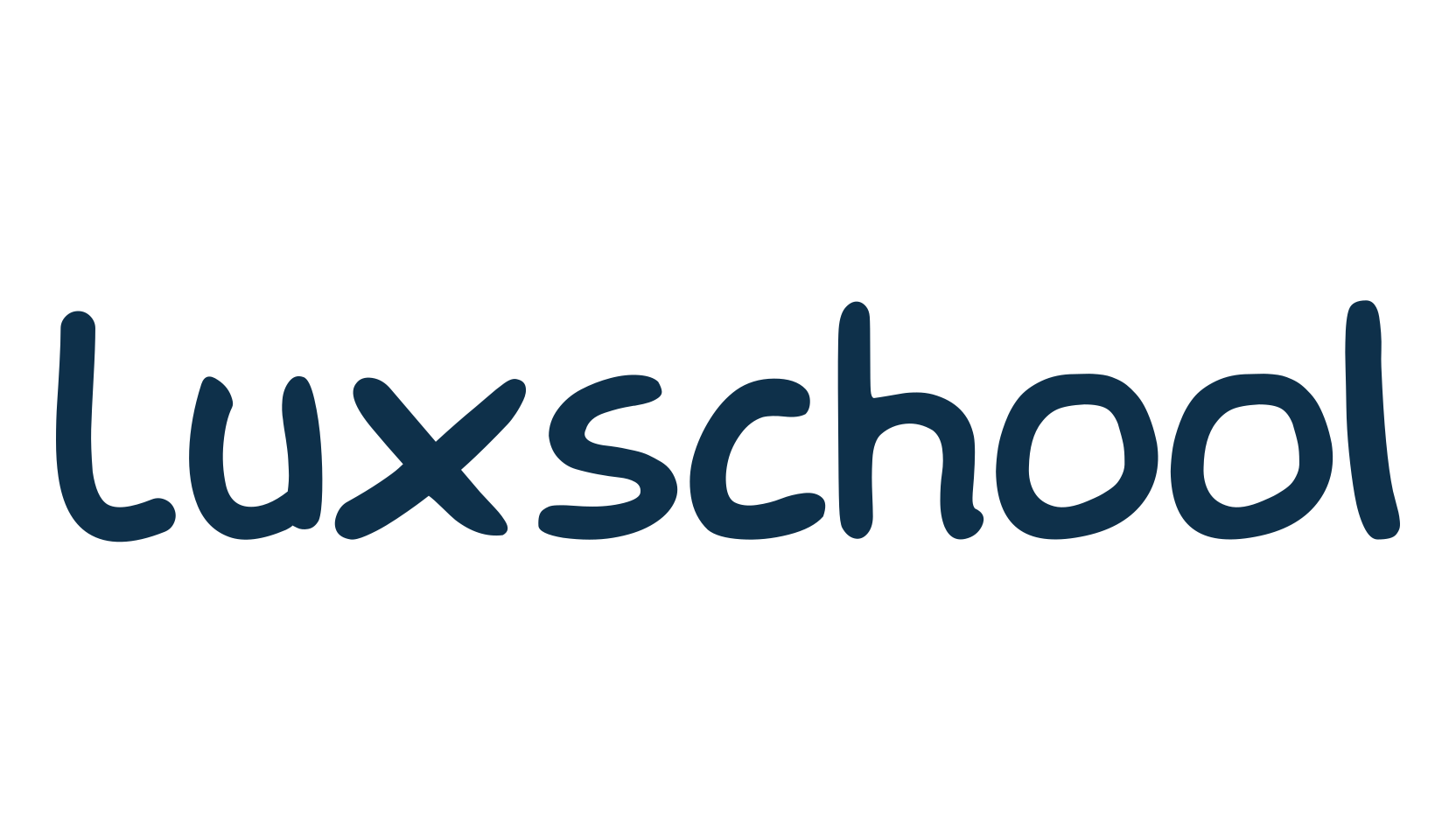Luxschool, script handwritten fancy decorative calligraphy font preview