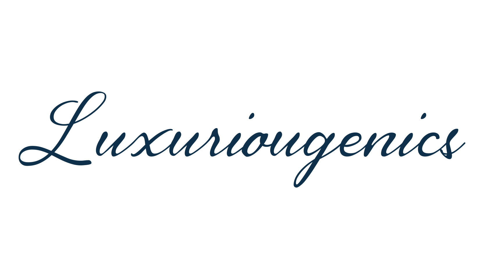 Luxuriougenics, calligraphy font preview