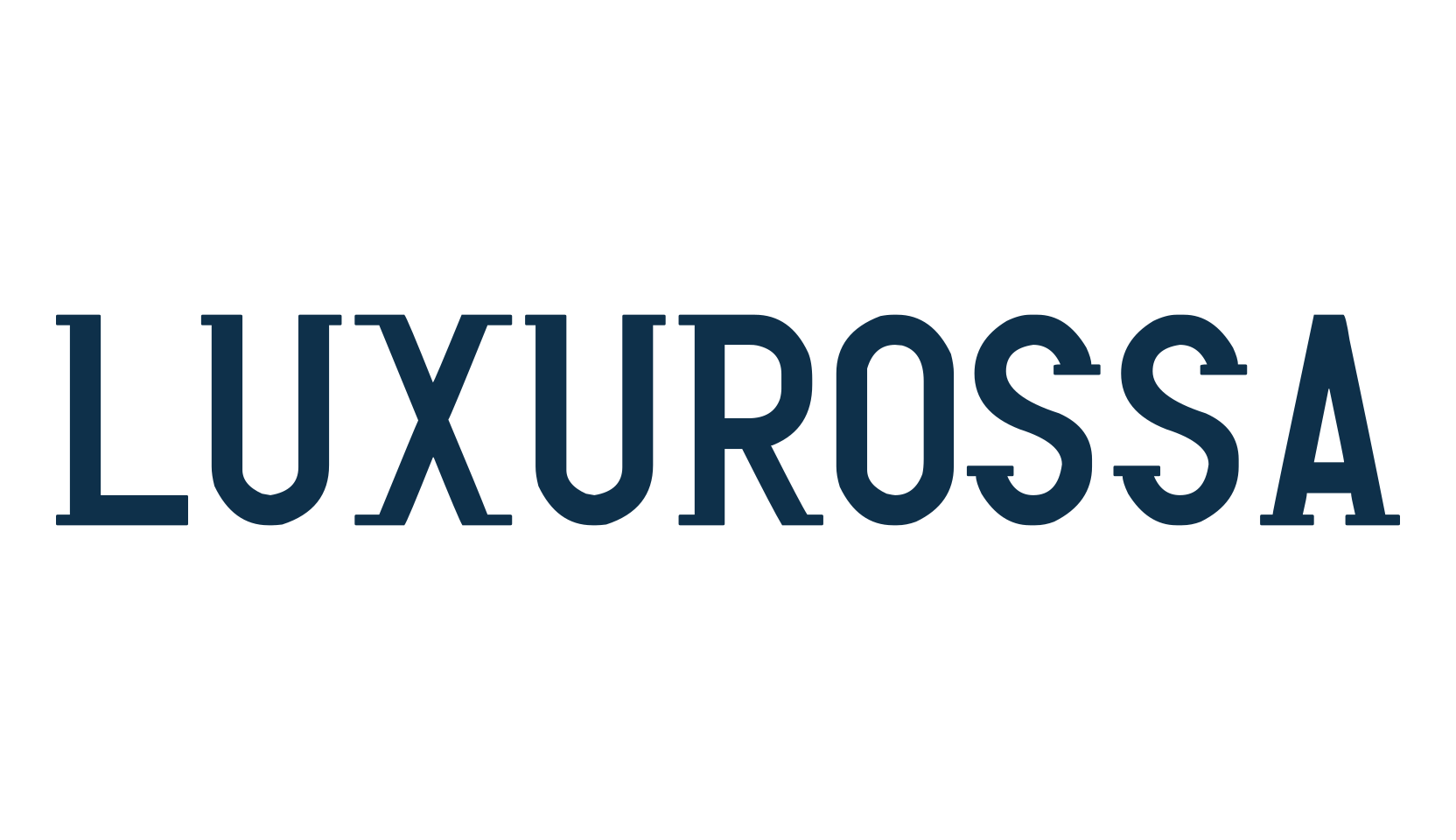 Luxurossa, basic serif font preview