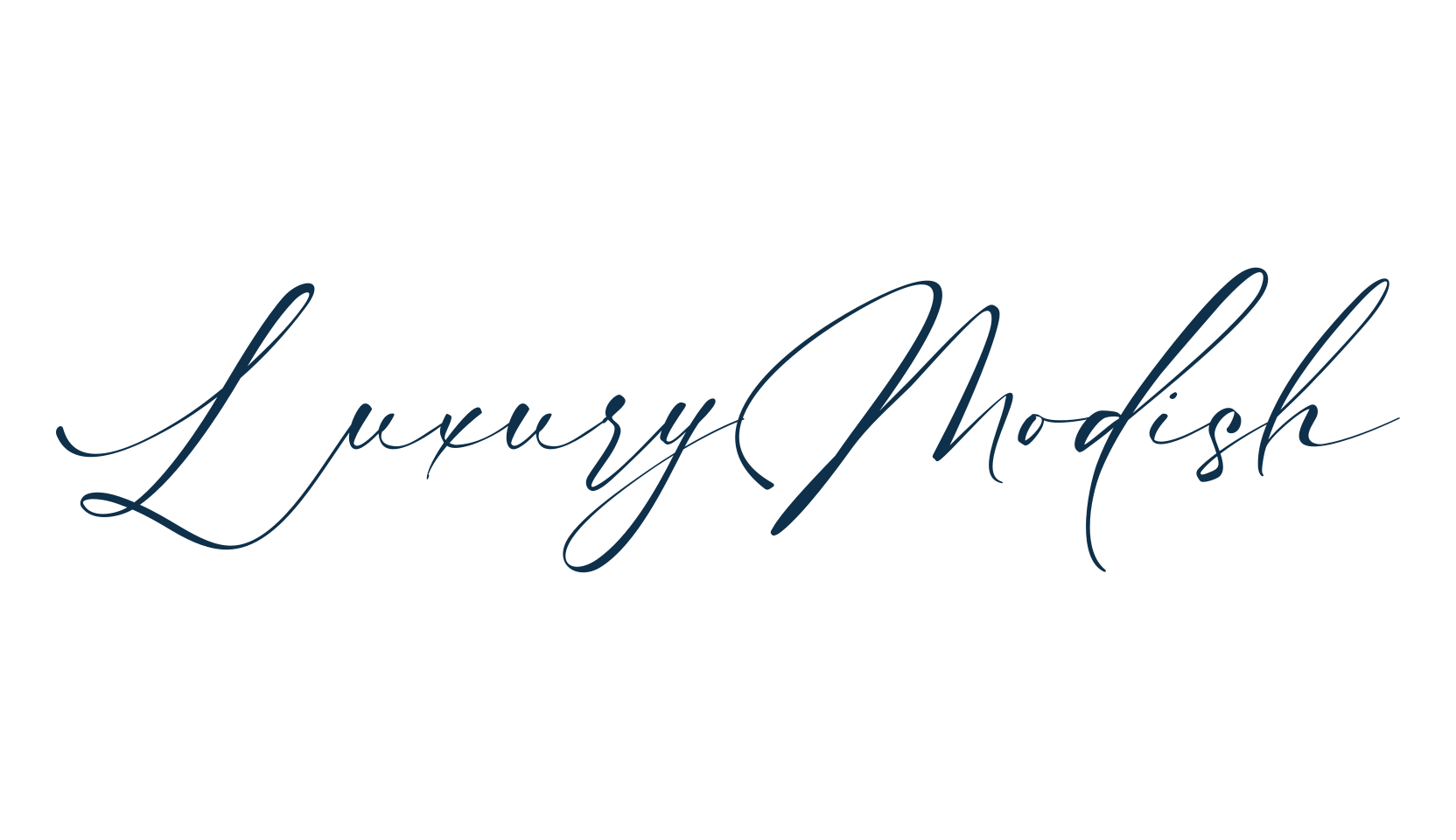 Luxury Modish, script calligraphy fancy decorative font preview