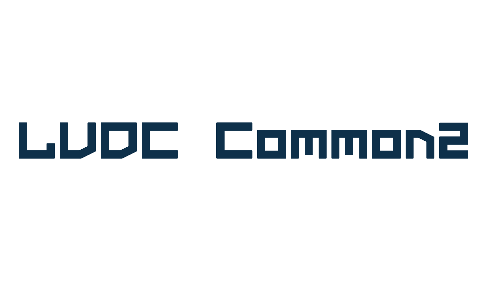 LVDC Common2, square font preview