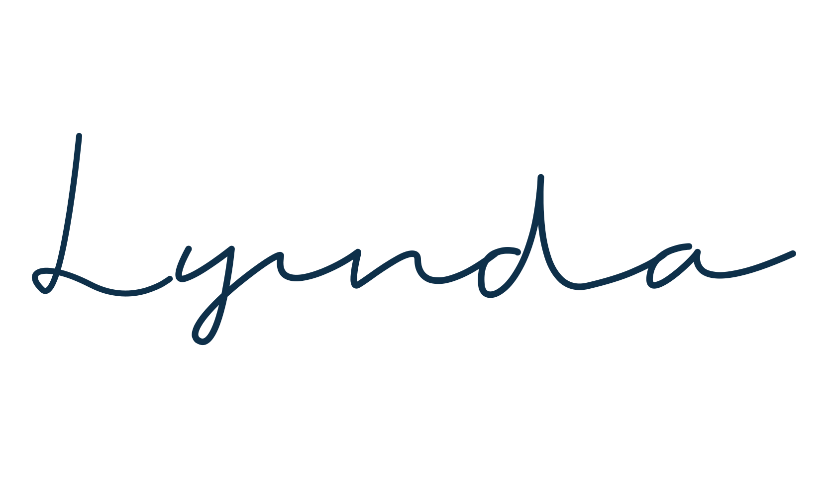 Lynda, handwriting font preview