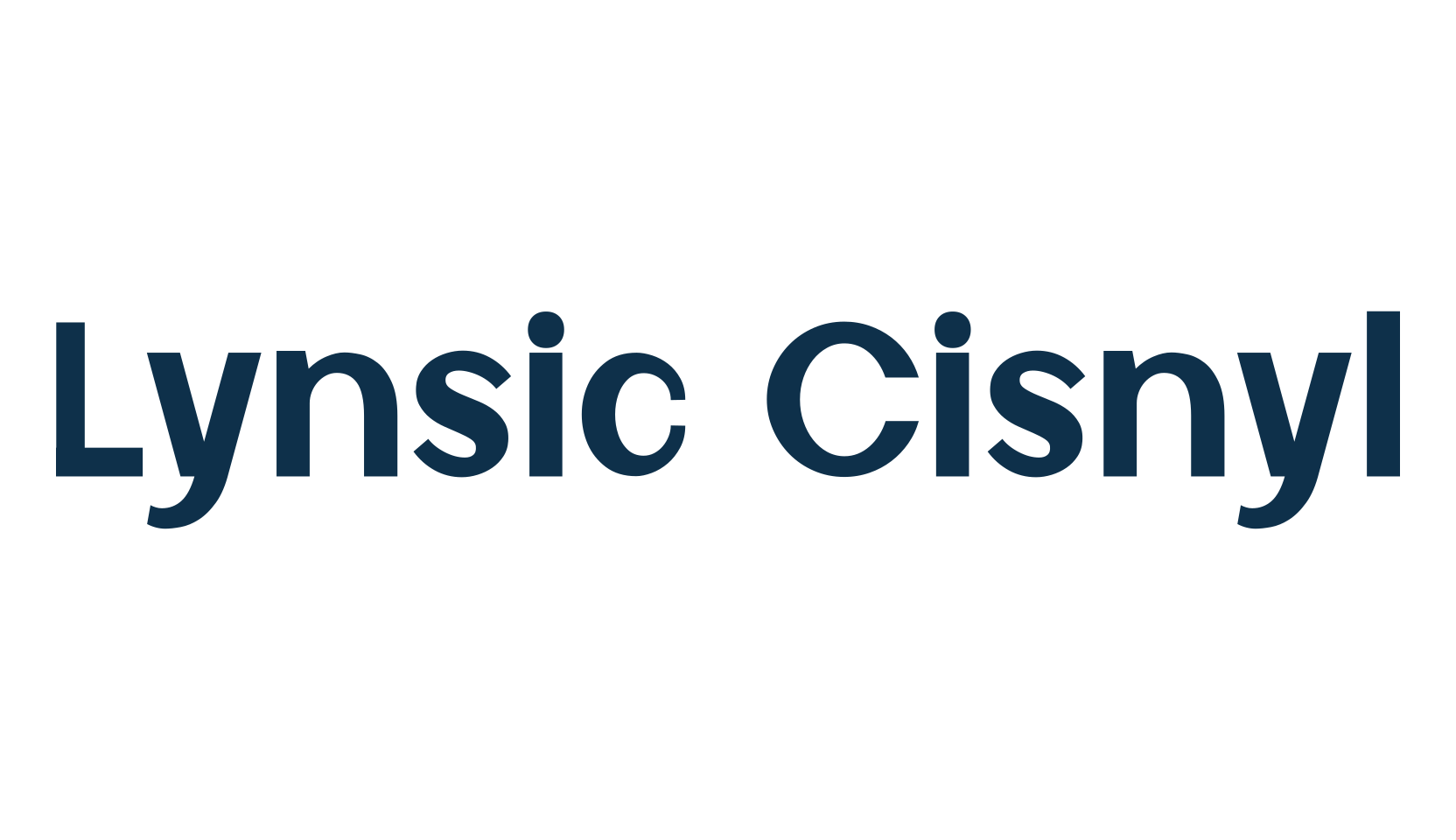 Lynsic Cisnyl, sans serif font preview