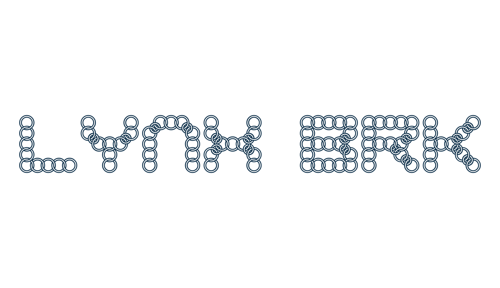 Lynx BRK, fancy decorative font preview