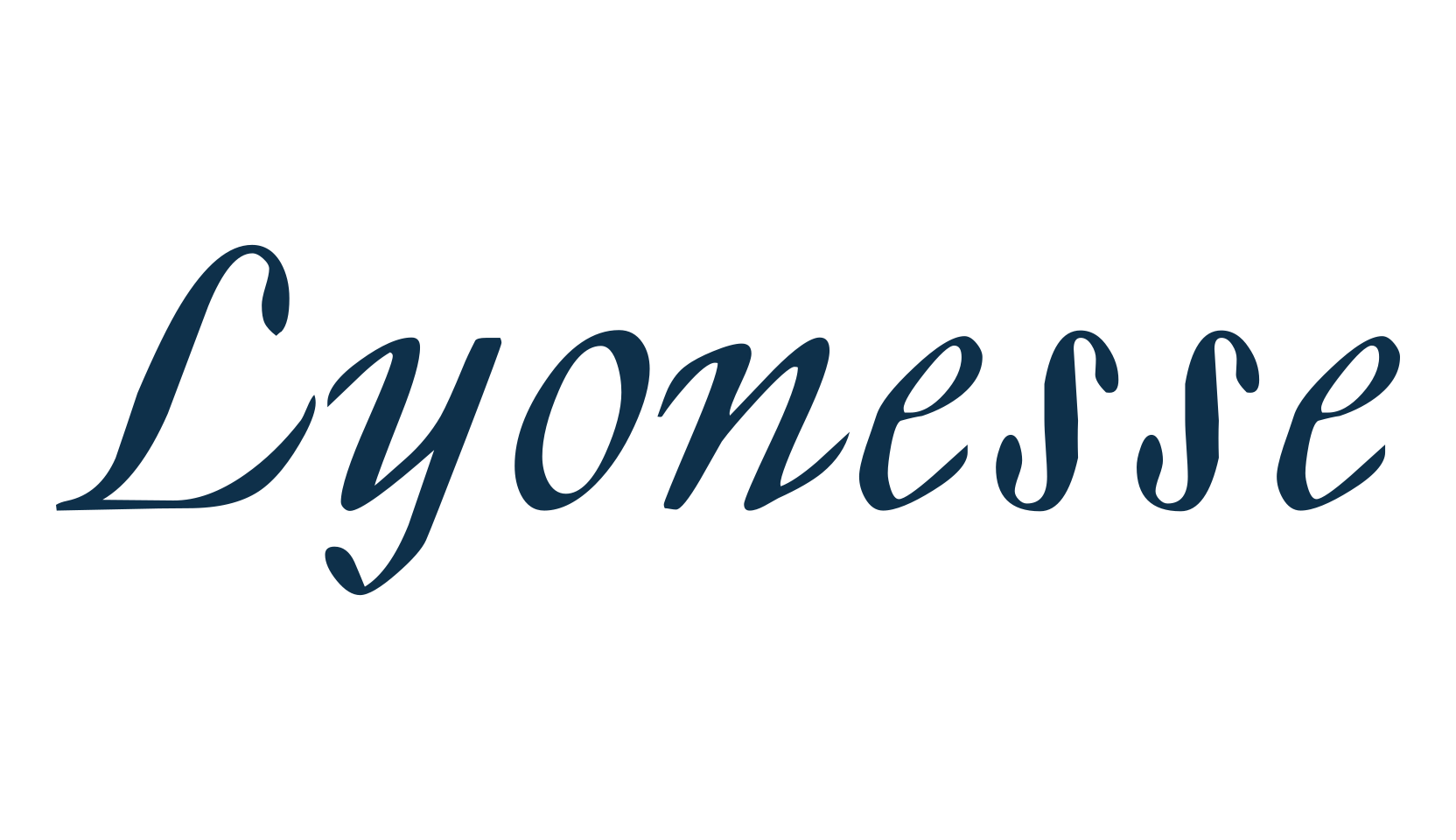 Lyonesse, script calligraphy fancy decorative font preview