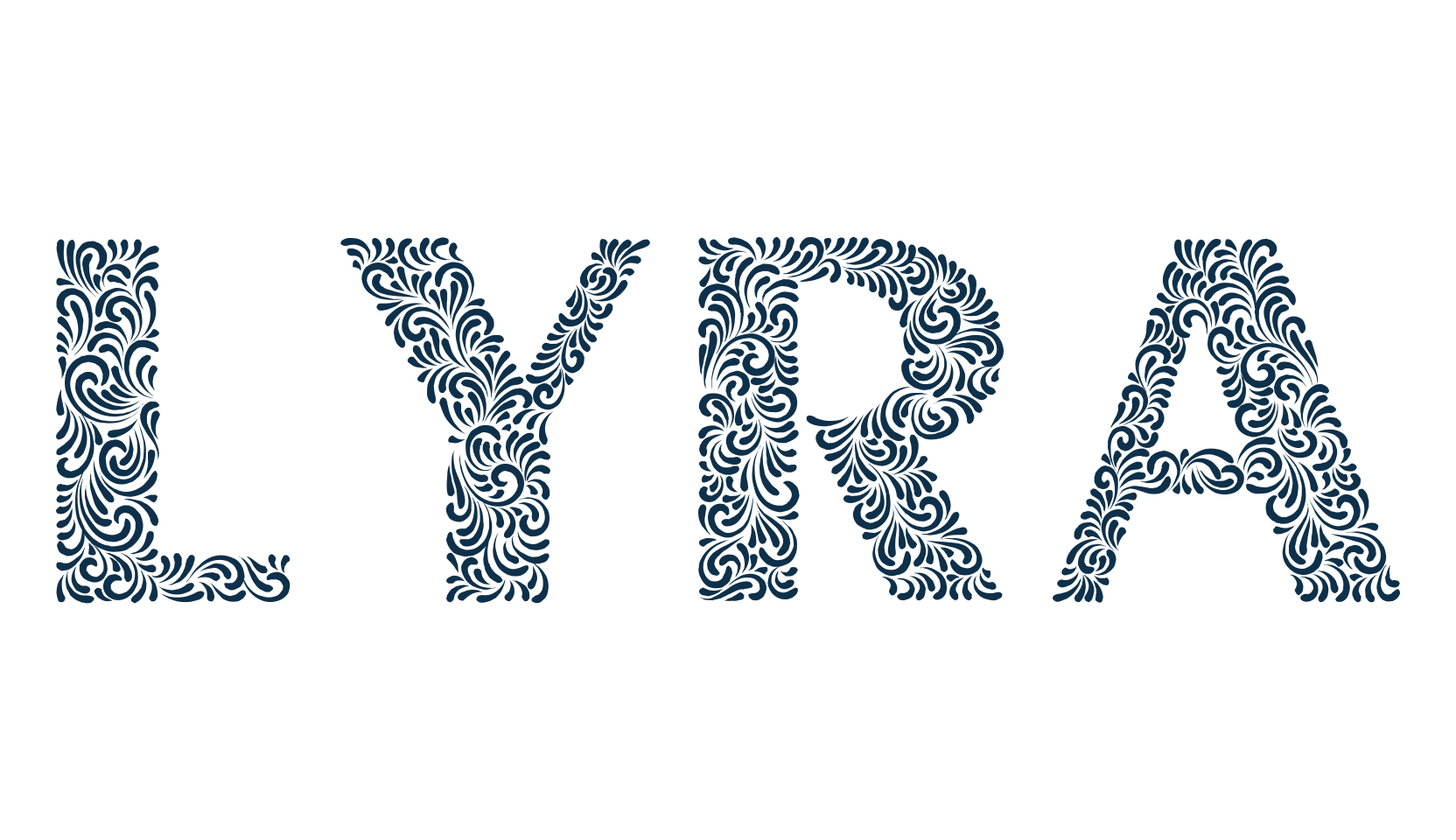 Lyra, decorative font preview