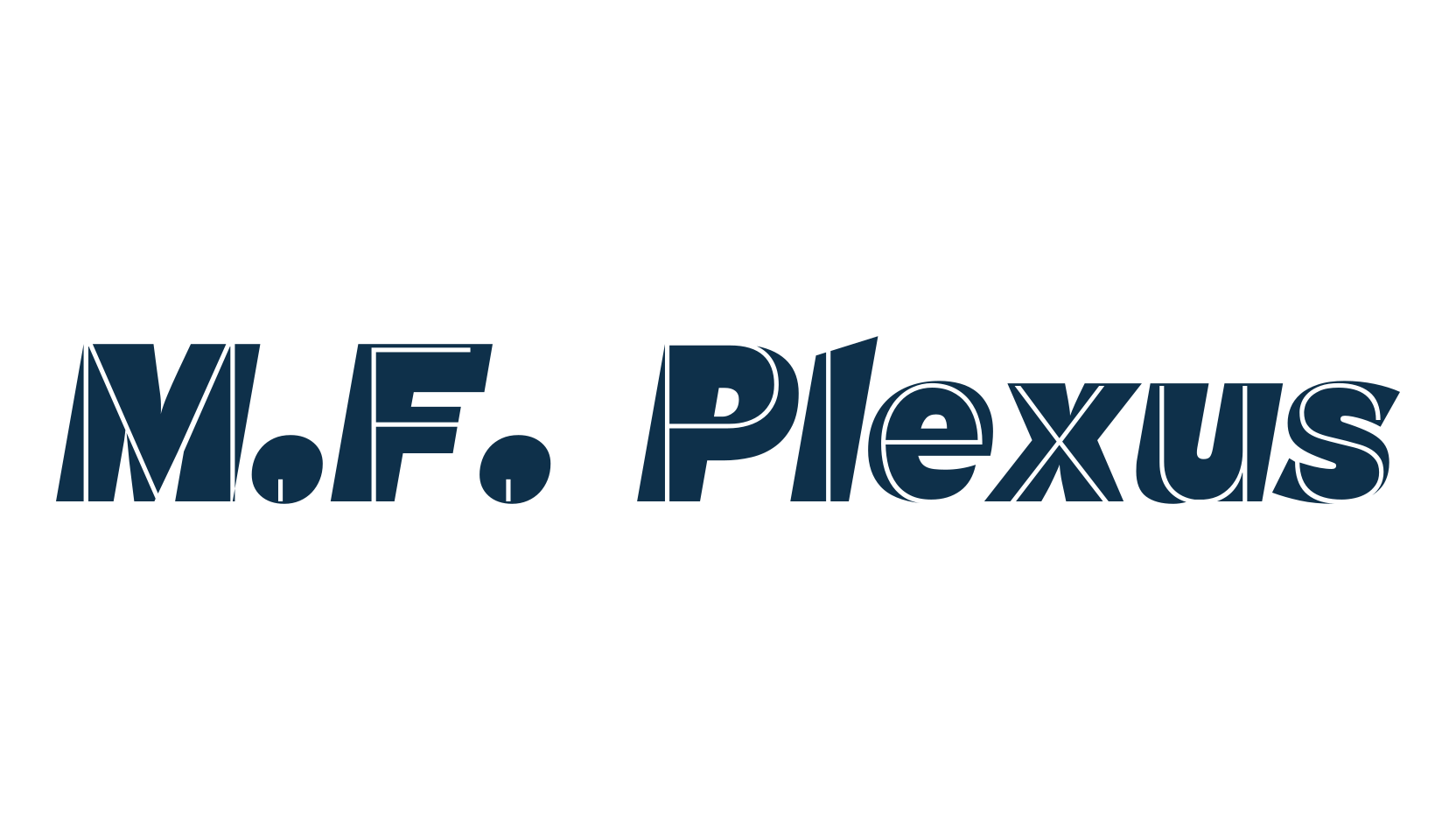 M.F. Plexus, fancy various basic font preview