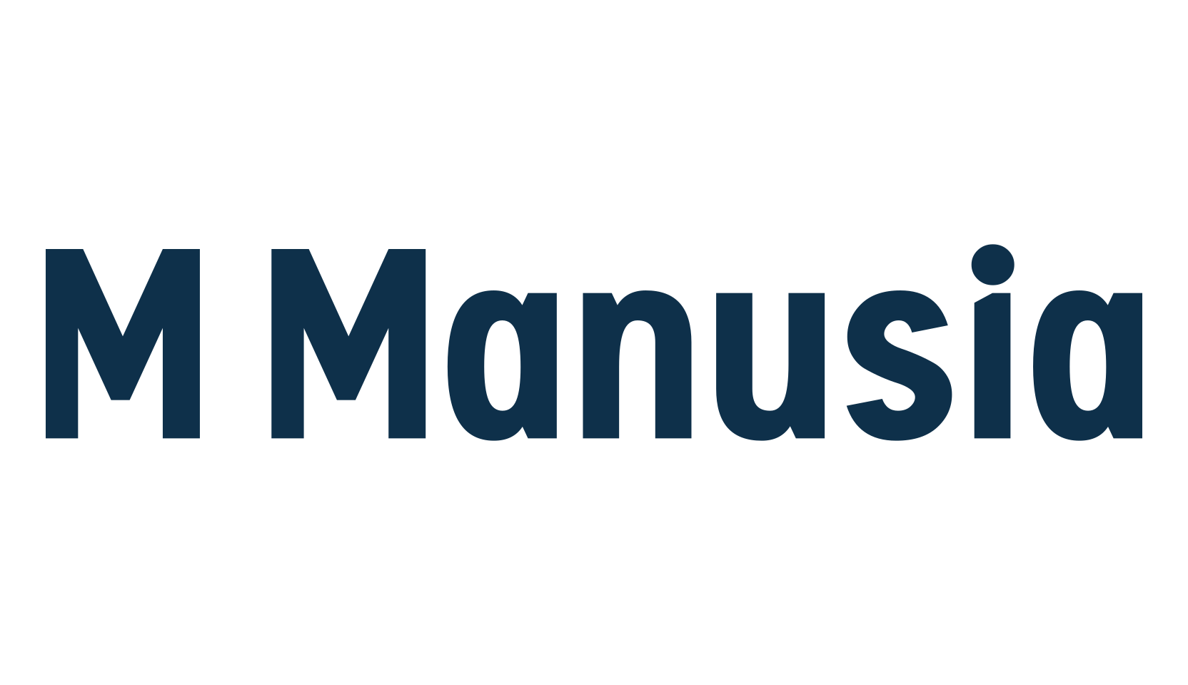 M Manusia, basic sans serif font preview