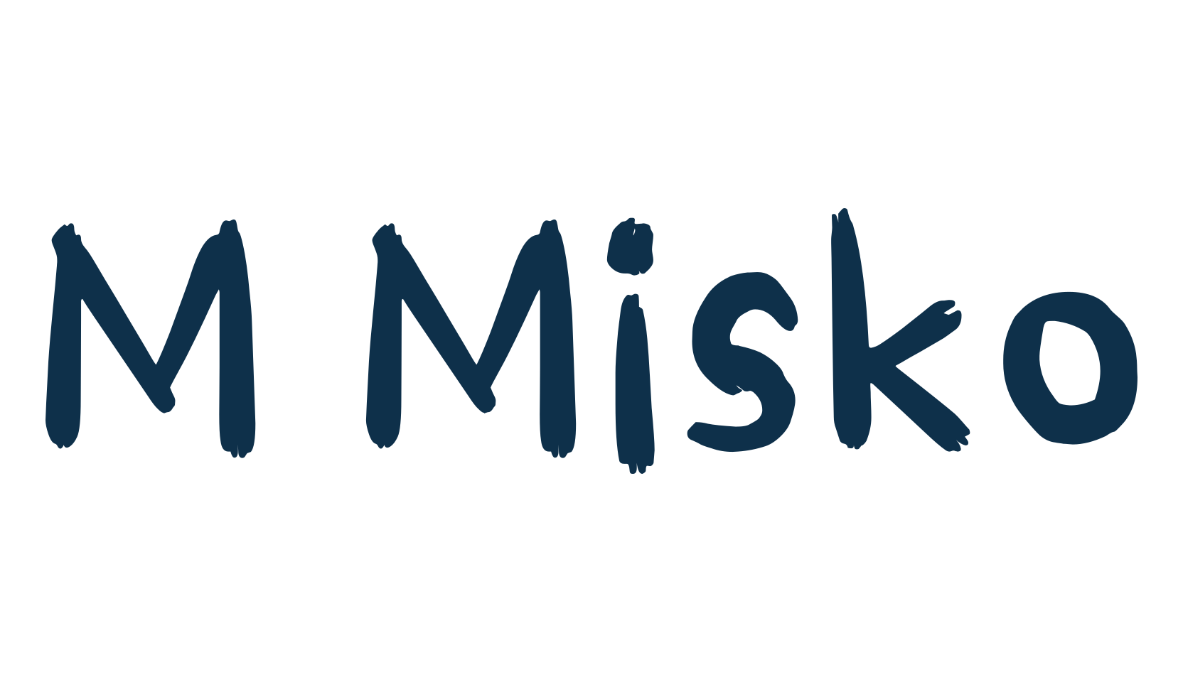 M Misko, script brush fancy decorative calligraphy font preview