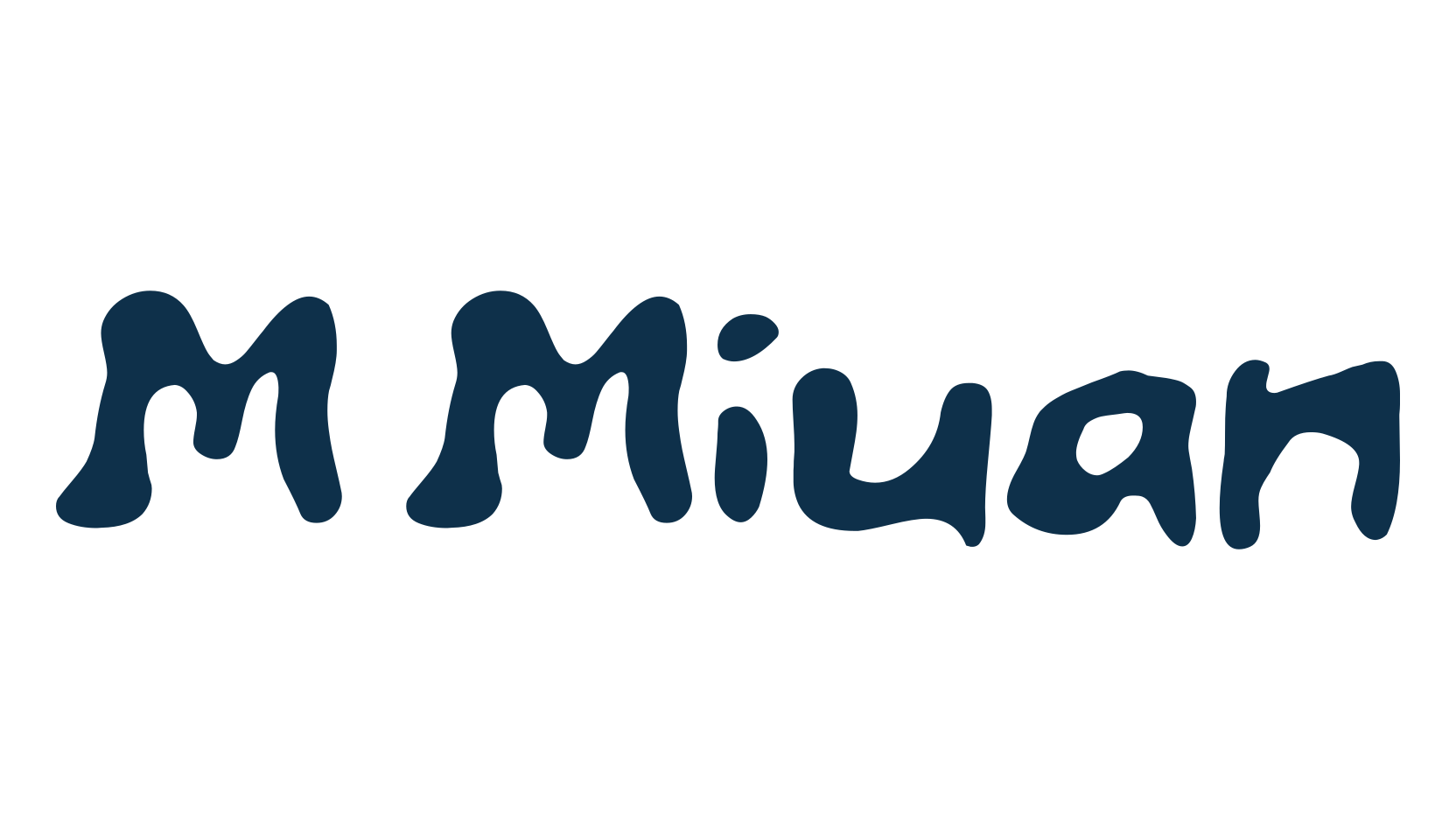 M Miuan, distorted font preview