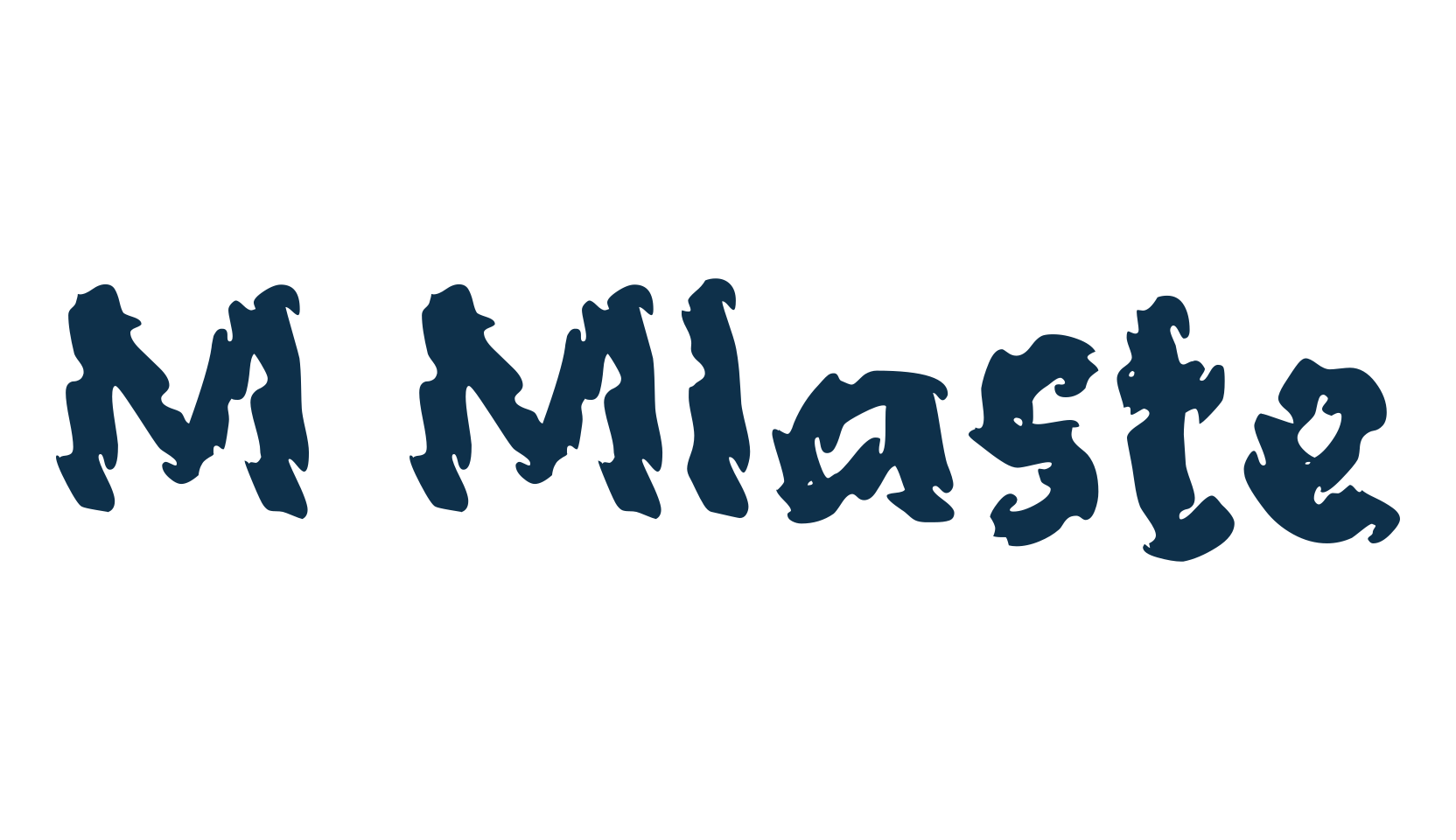 M Mlaste, fancy various decorative font preview