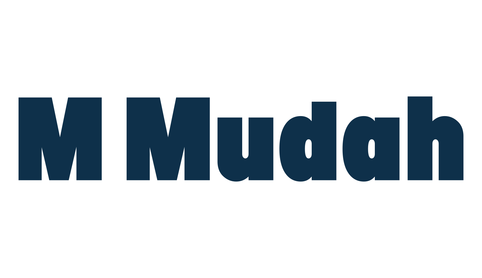 M Mudah, basic sans serif font preview
