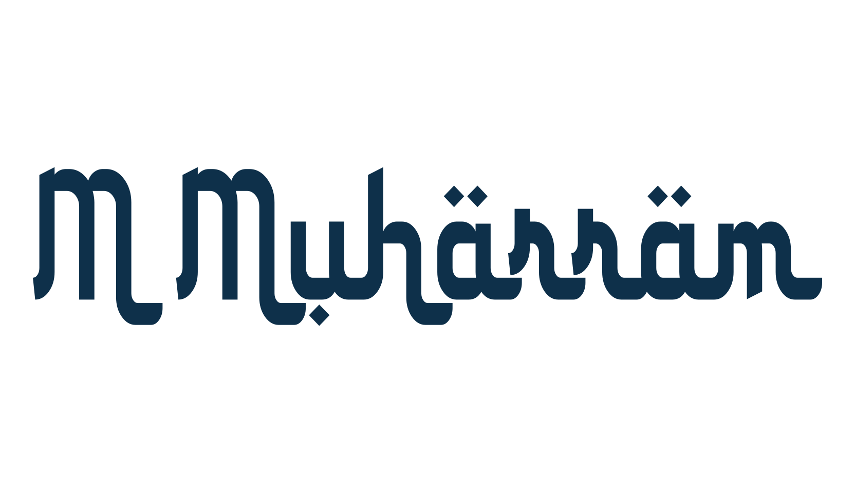 M Muharram, arabic font preview