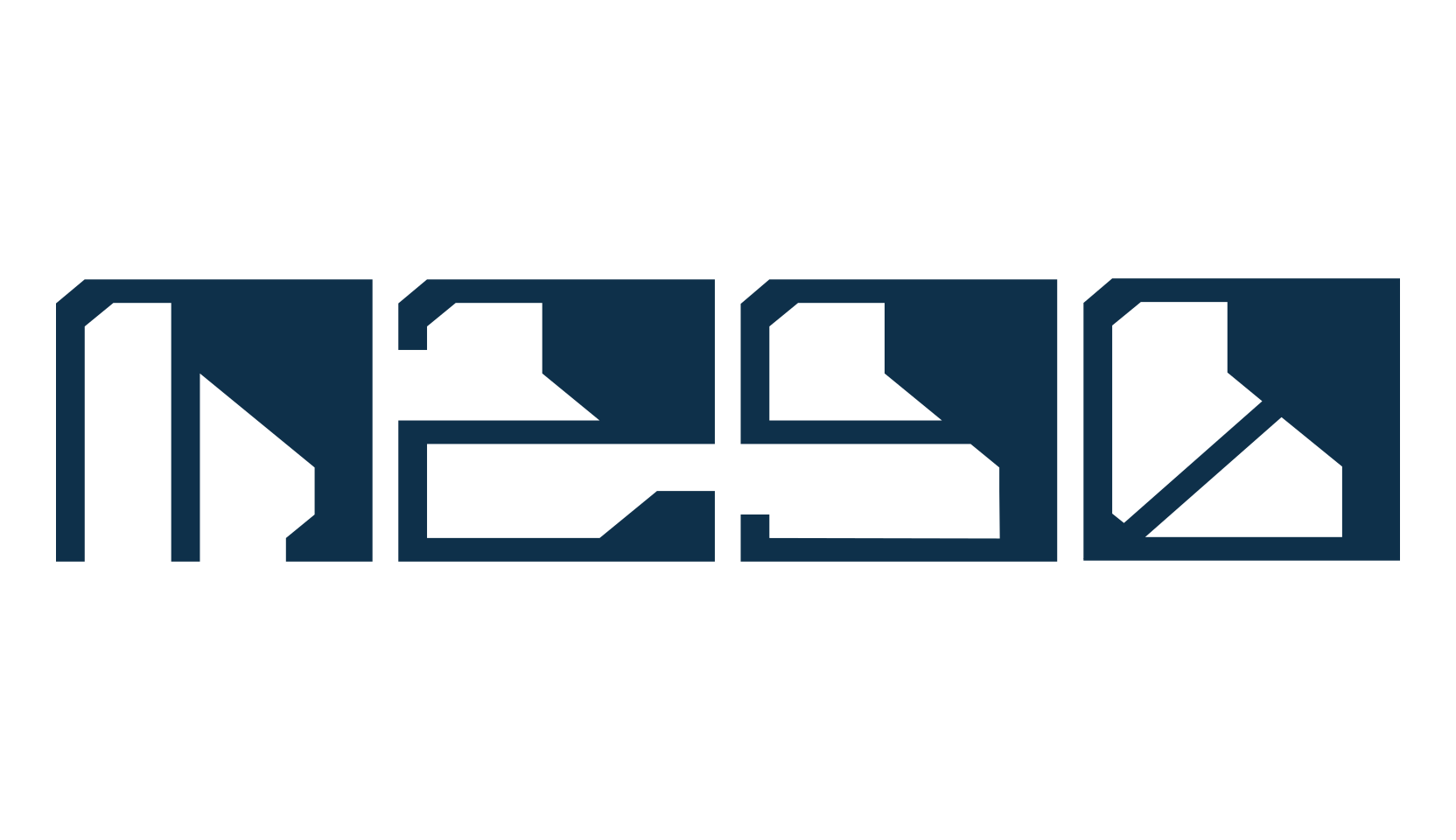 M290, techno square sci-fi font preview