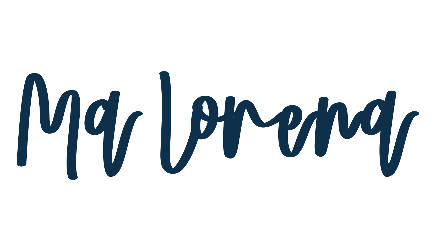 Ma Lorena, handwriting font preview