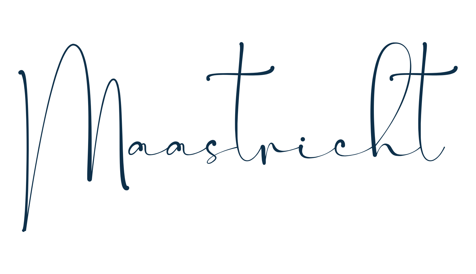 Maastricht, script handwritten fancy decorative calligraphy font preview
