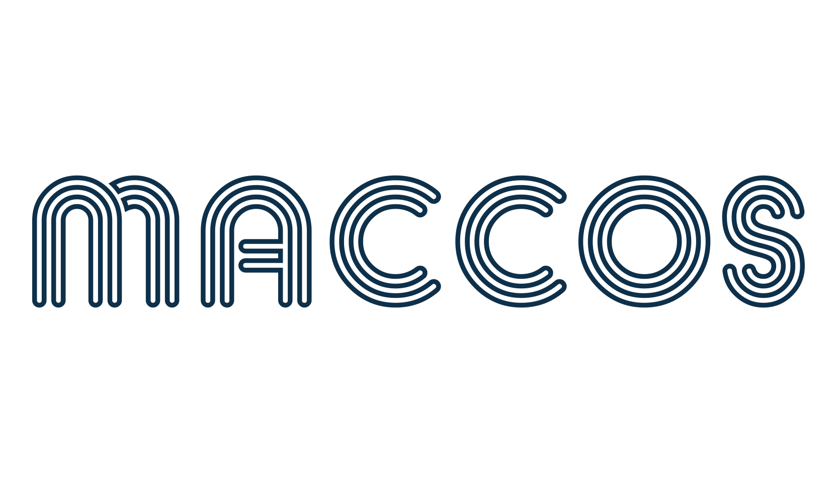 Maccos, fancy groovy decorative font preview
