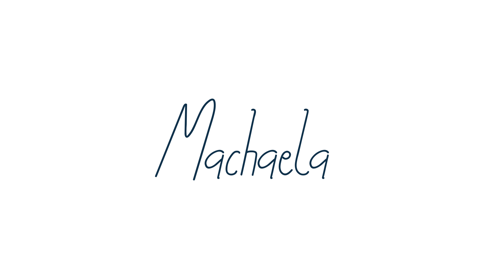 Machaela, script handwritten fancy decorative calligraphy font preview