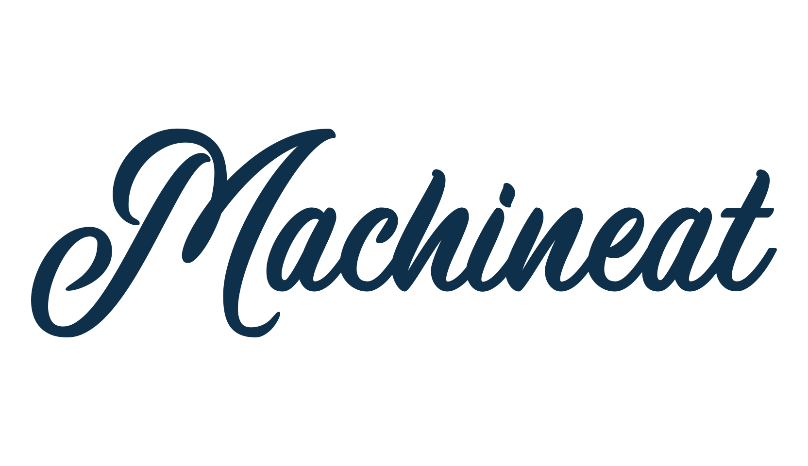 Machineat, script calligraphy fancy decorative font preview
