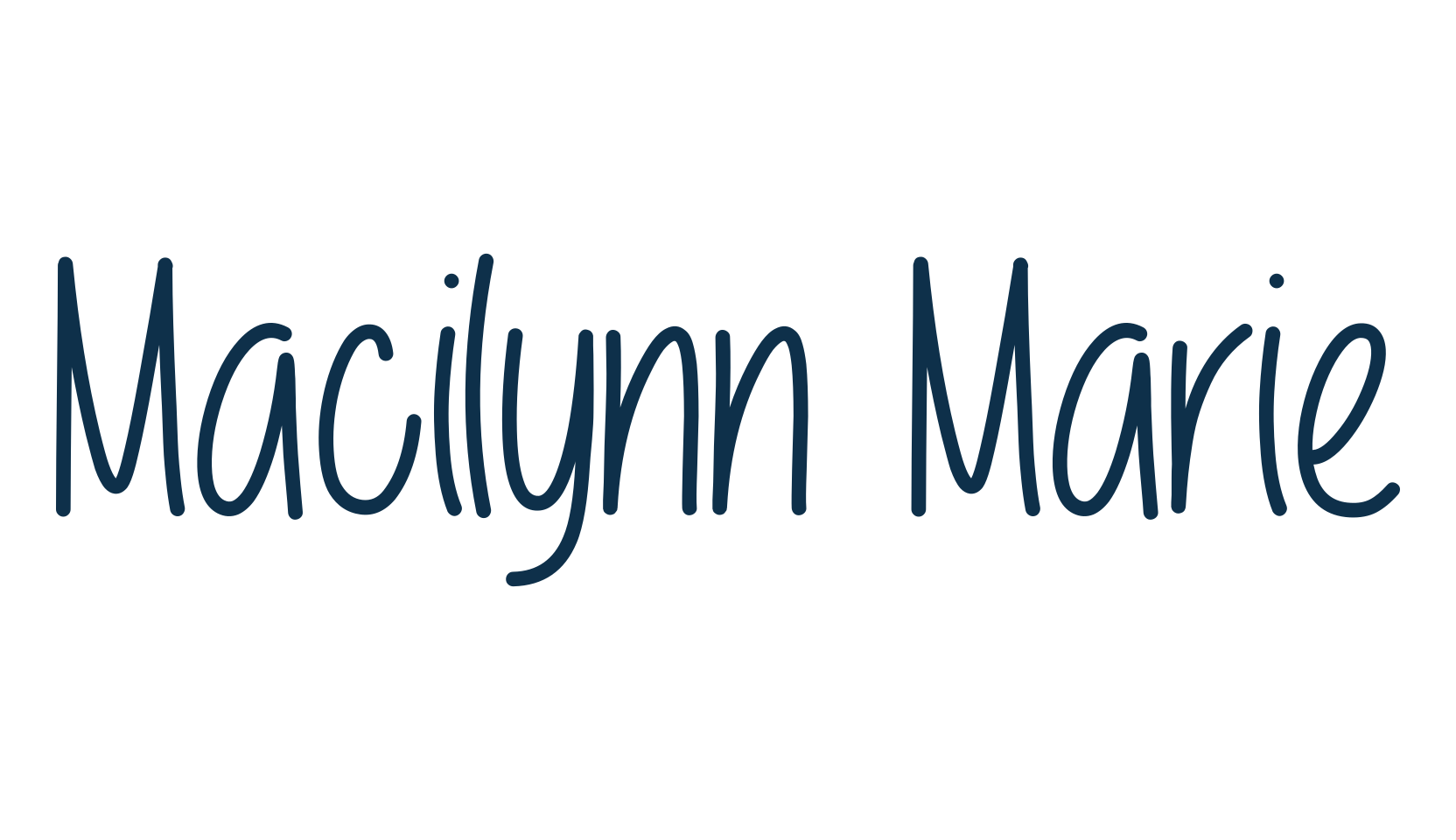 Macilynn Marie, script handwritten fancy decorative calligraphy font preview