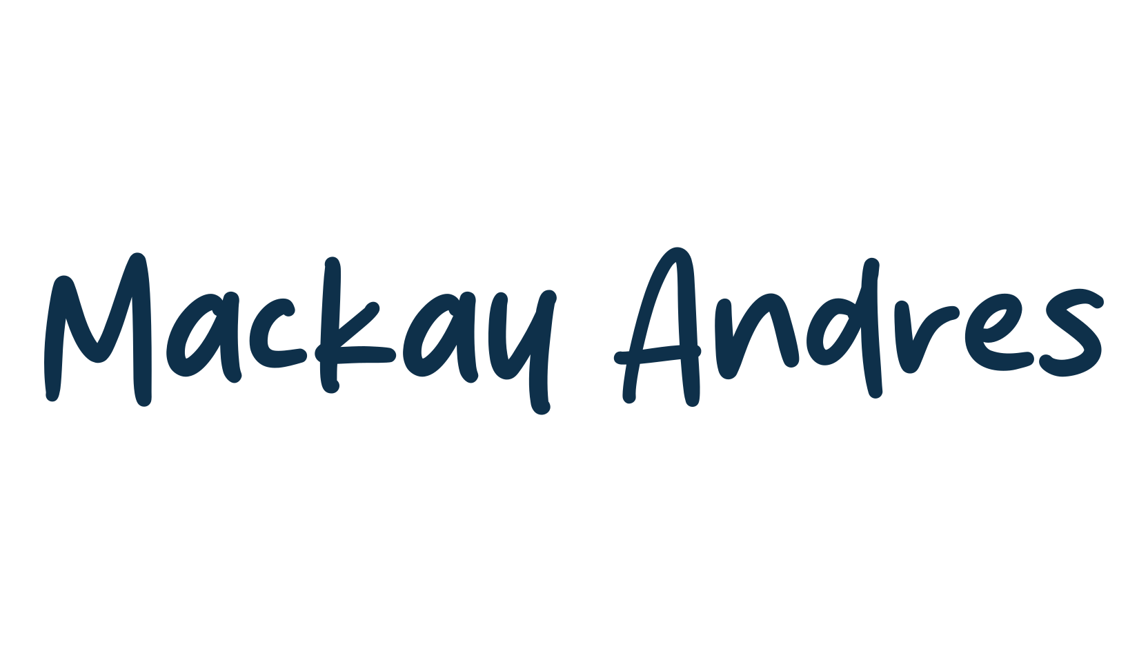 Mackay Andres, script handwritten fancy decorative calligraphy font preview
